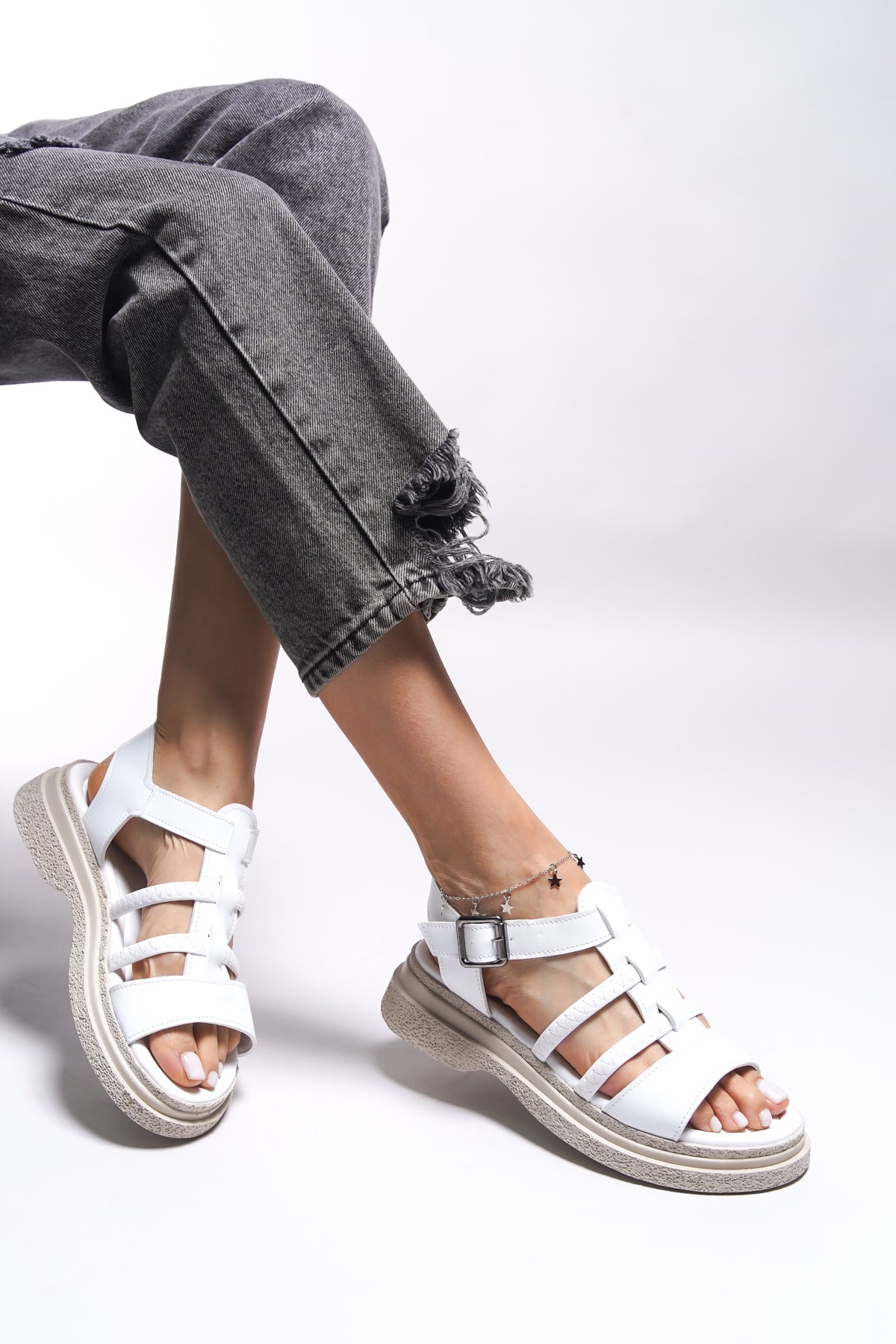 Riccon Kunzirn Kadın Sandalet 0012203