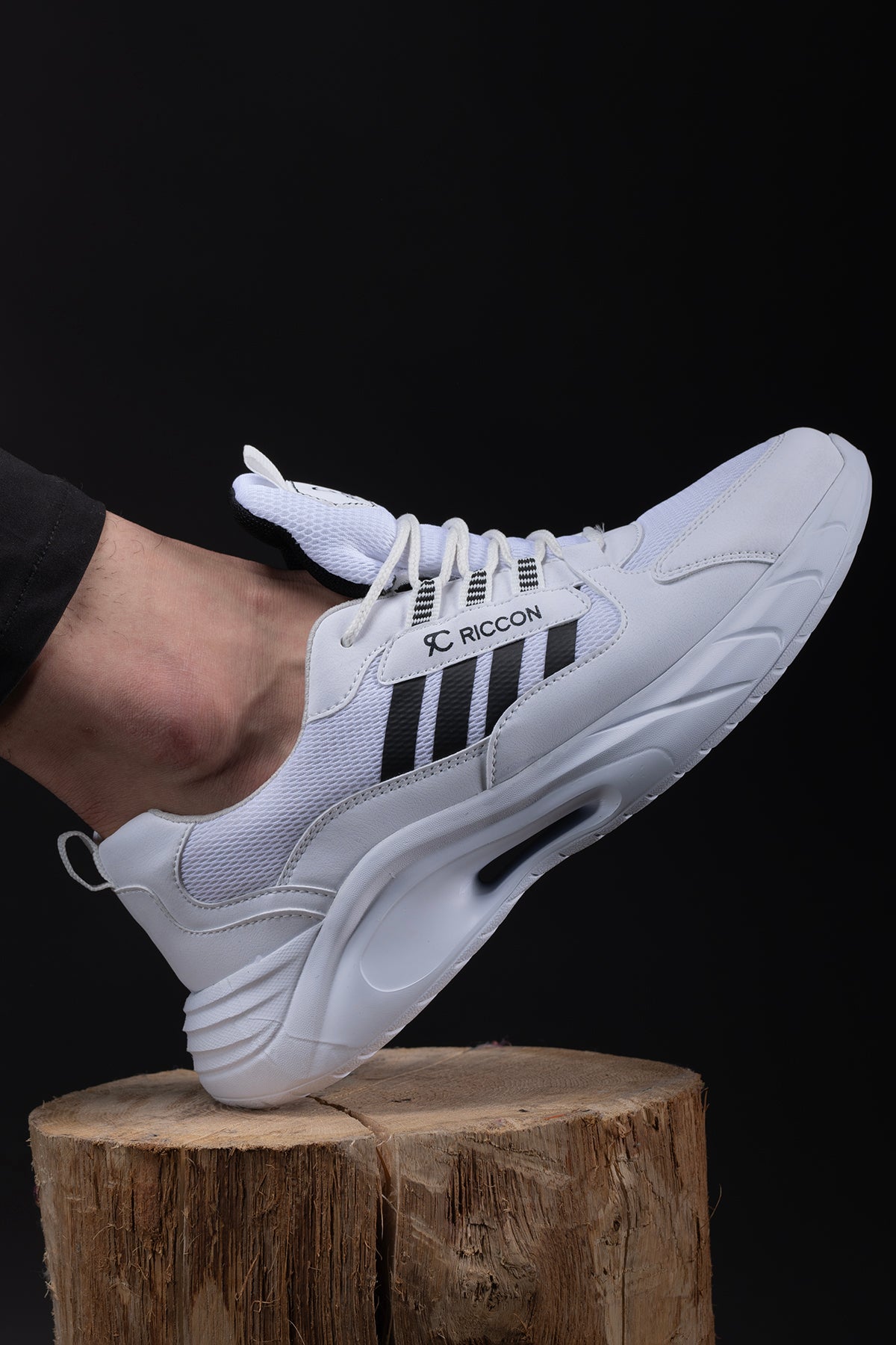 Riccon Torrine Unisex Sneaker 001293 Beyaz Siyah