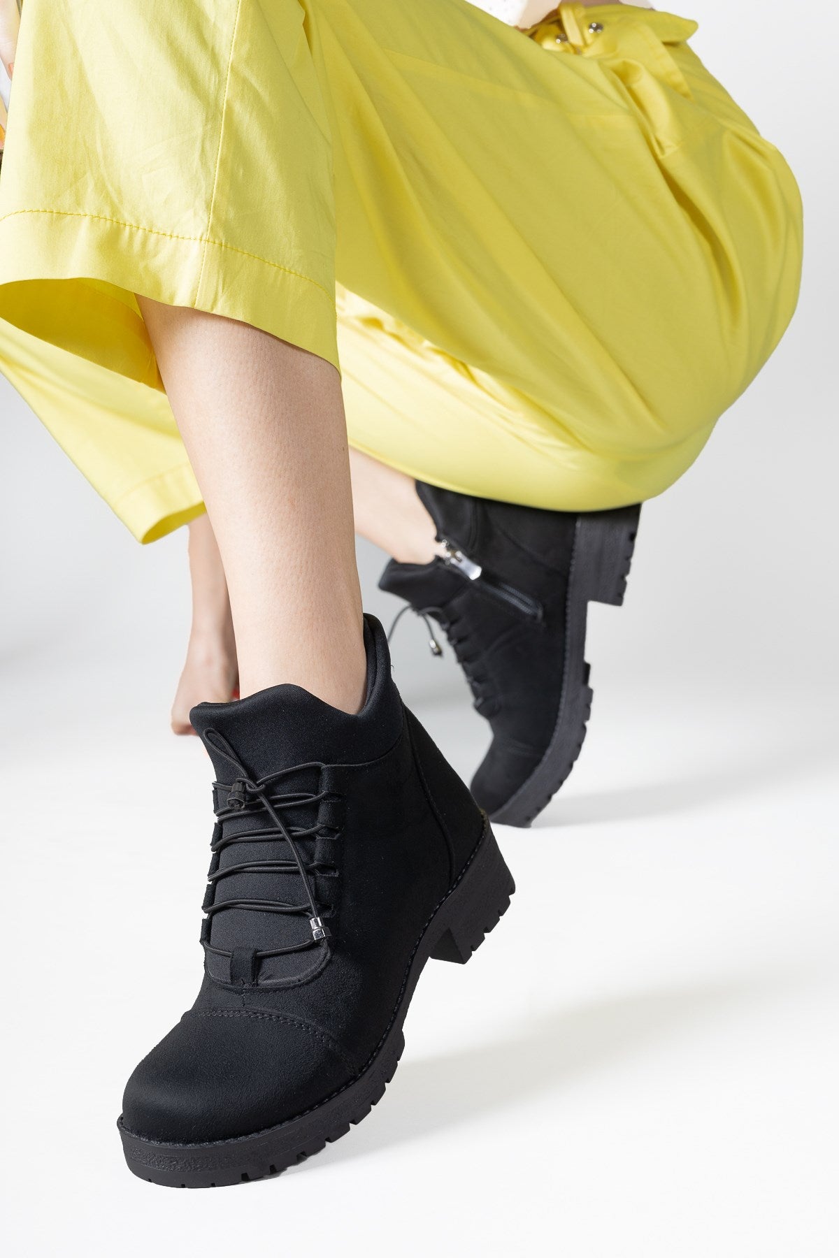 Riccon Kadın Bot 0012720 Siyah Süet