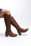 Riccon Zauhilde Kadın Toka Detaylı Topuklu Çizme 0012746