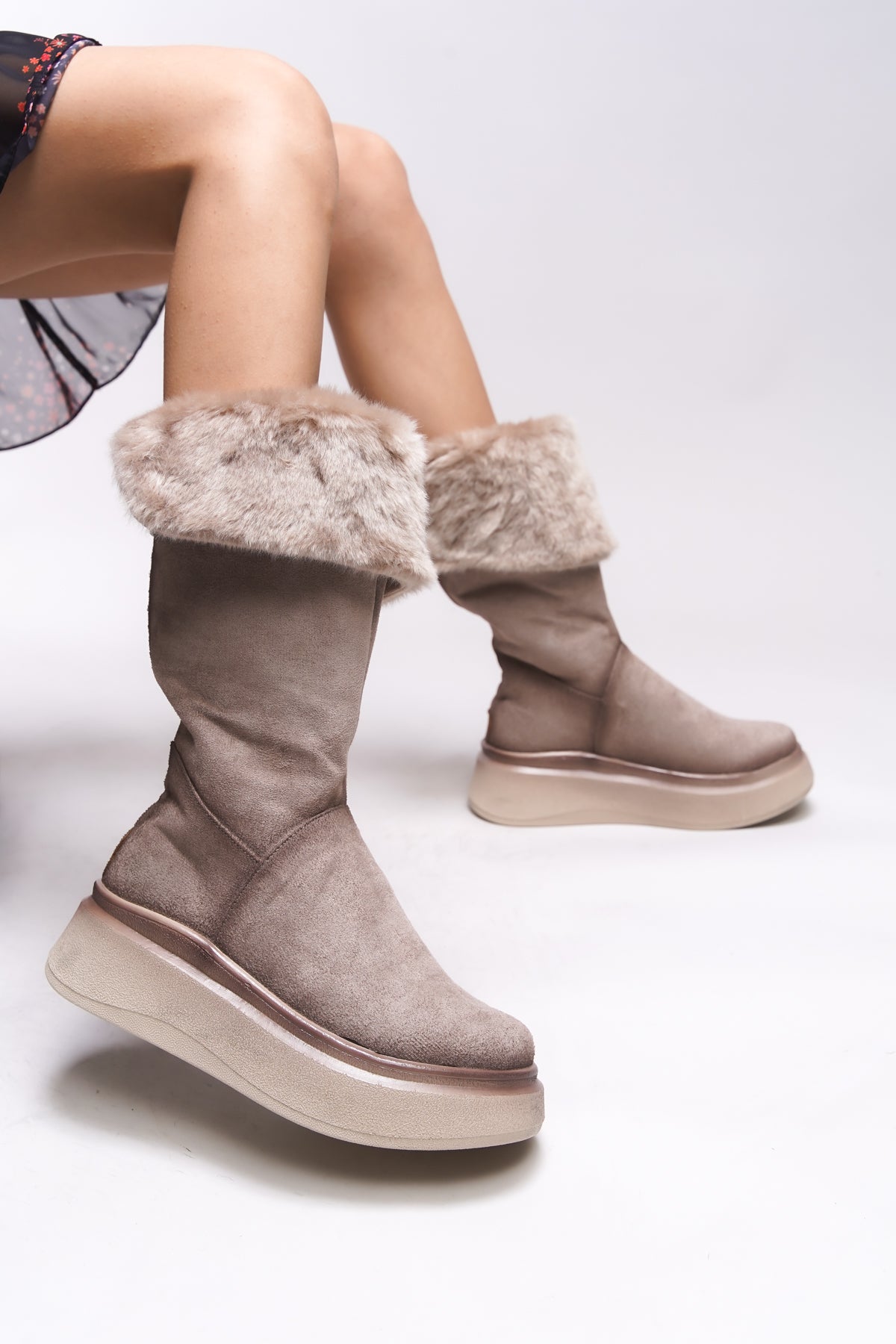 Riccon Vicriara Kadın Kürklü Bot 00121000