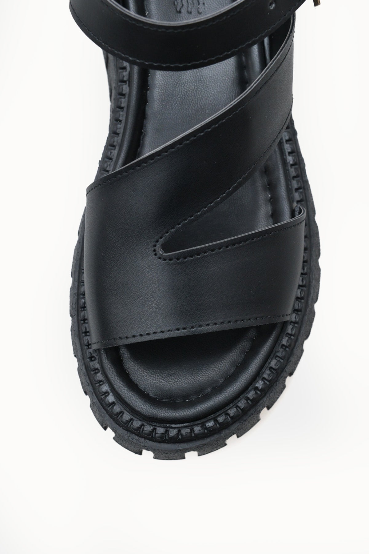 Riccon Kadın Sandalet 0012607 Siyah