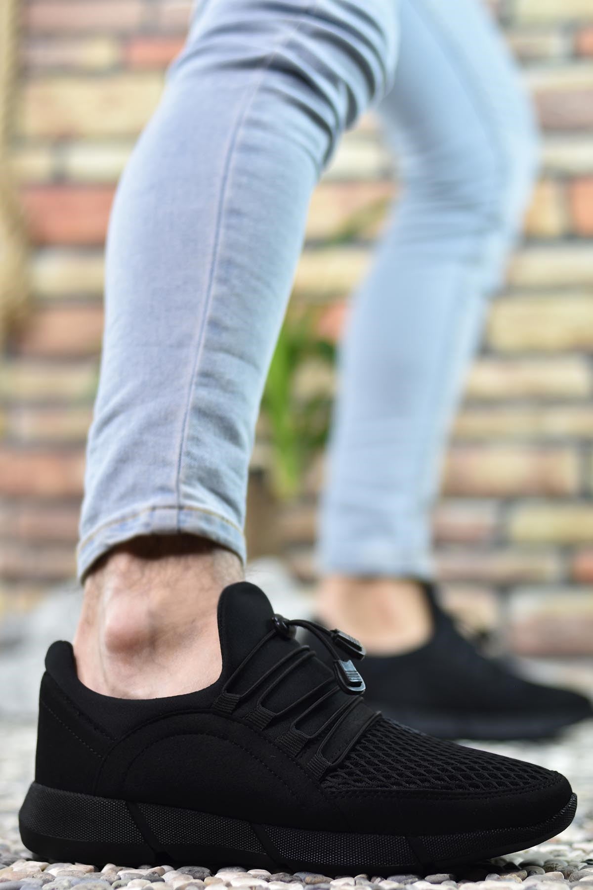 Riccon Erkek Sneaker 00122015 Siyah Siyah