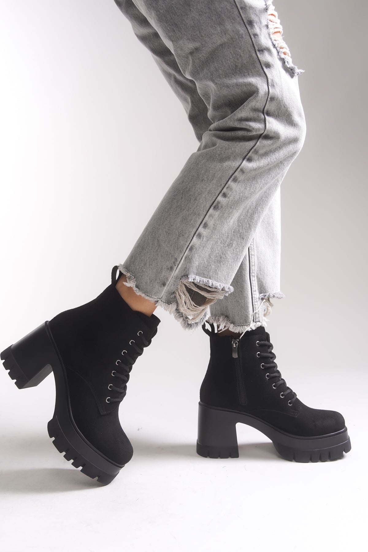 Riccon Nvanor Kadın Topuklu Bot 0012504