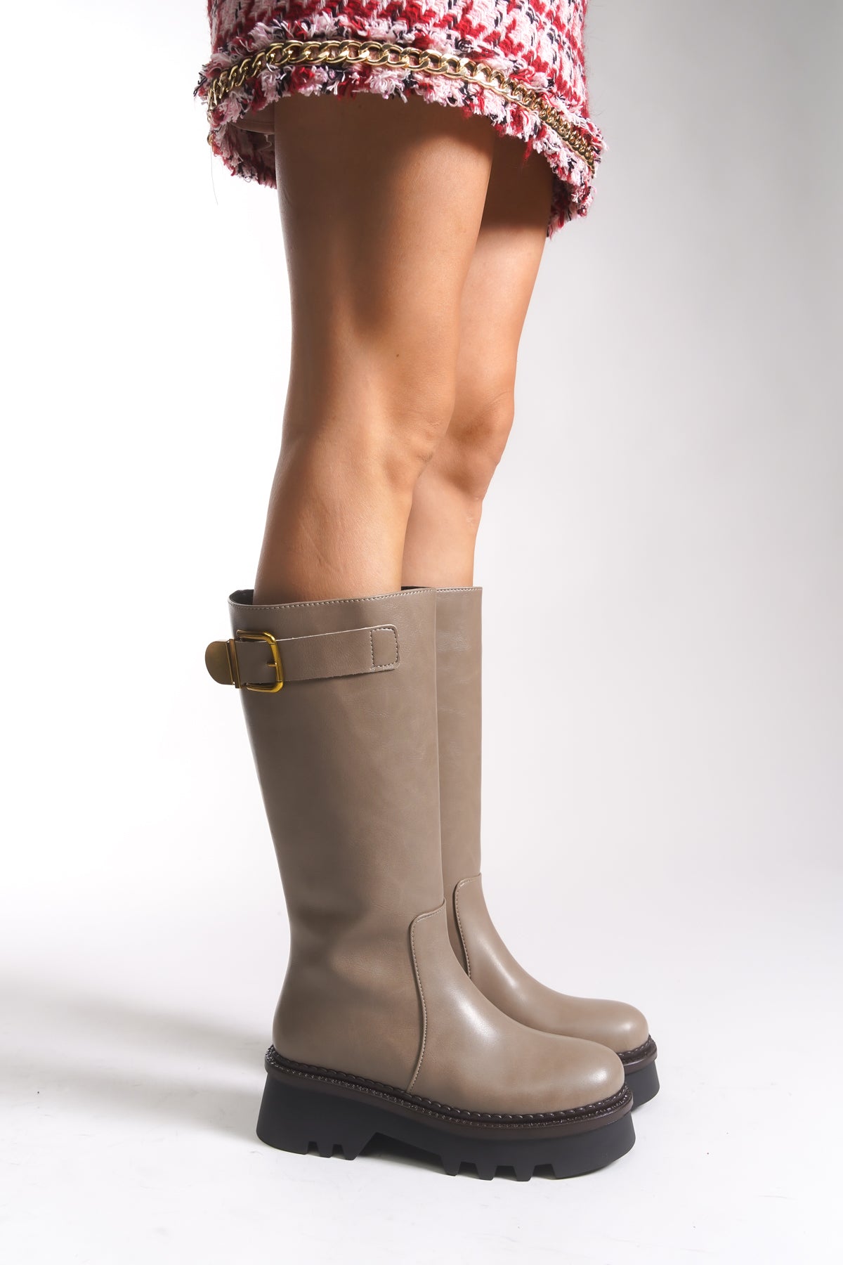 Riccon Loralenyth Kadın Çizme 00122004 Vizon