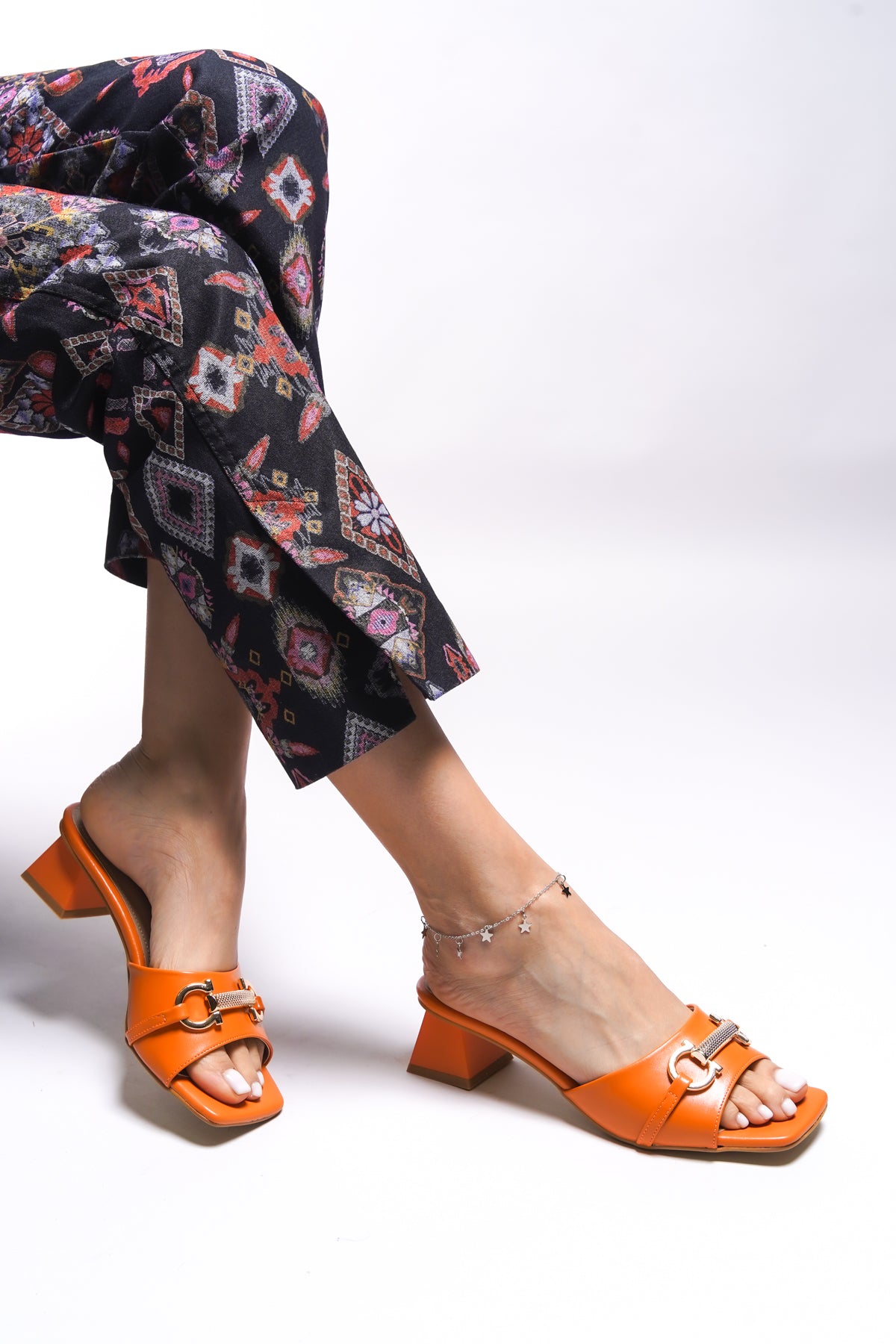 Riccon Khithiss Kadın Topuklu Terlik 001212