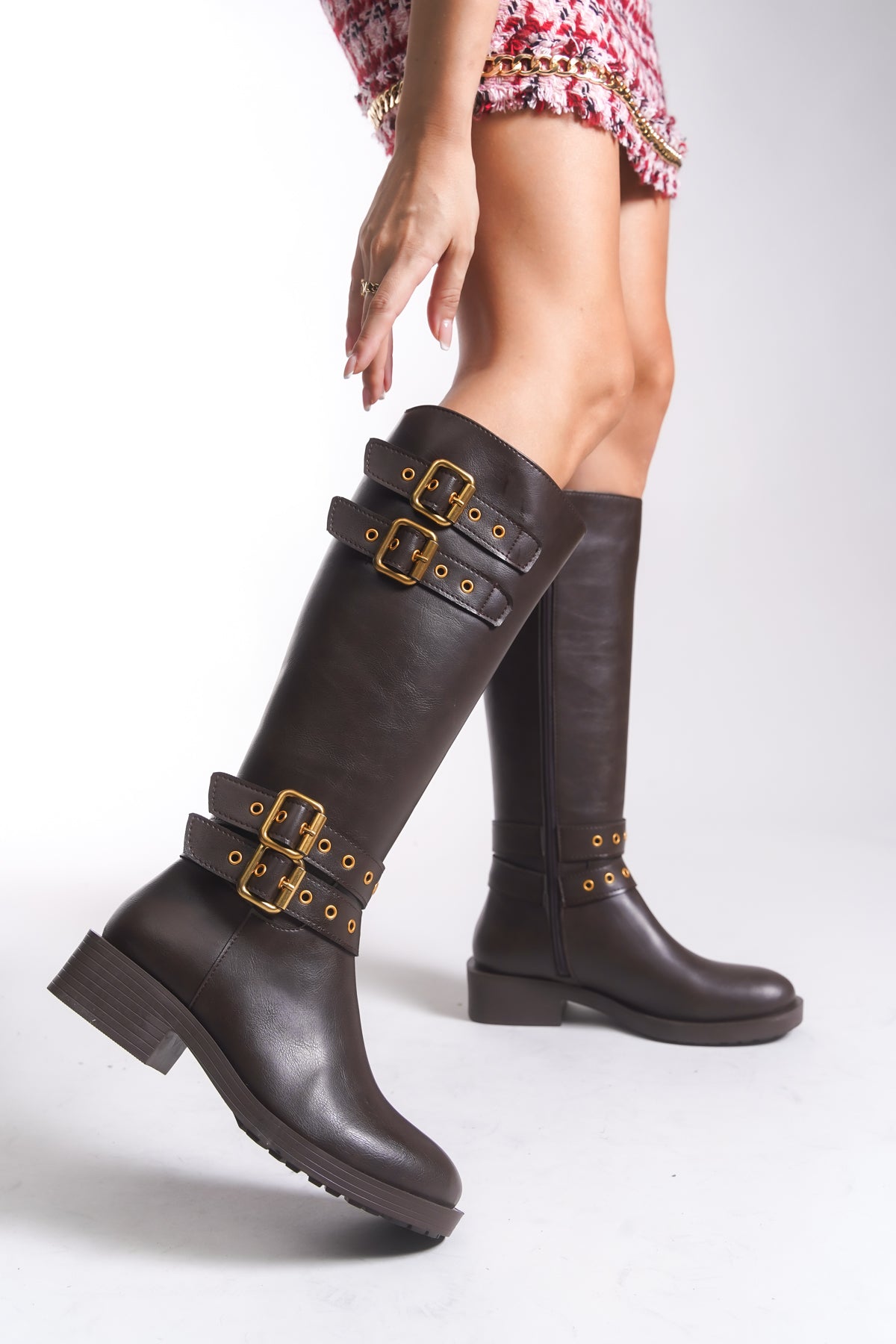 Riccon Ceruvielle Kadın Çizme 00128836 Kahverengi