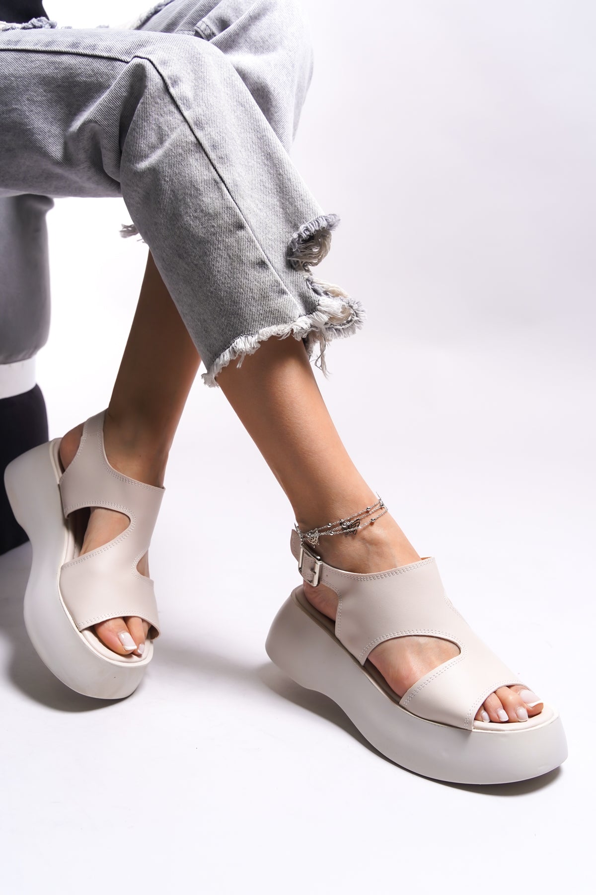 Riccon Syelhona Kadın Sandalet 0012802