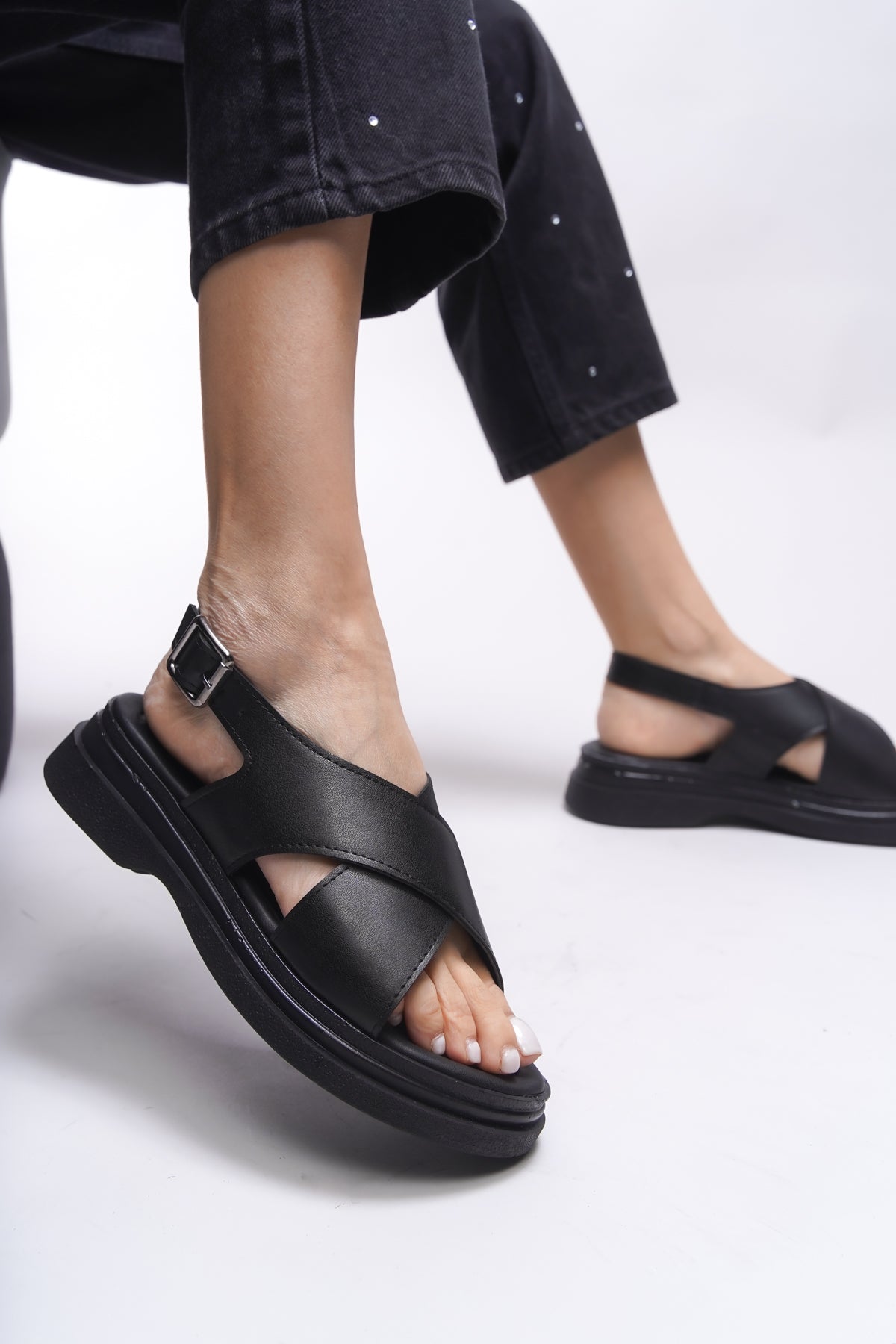 Riccon Greslaela Kadın Sandalet 0012300