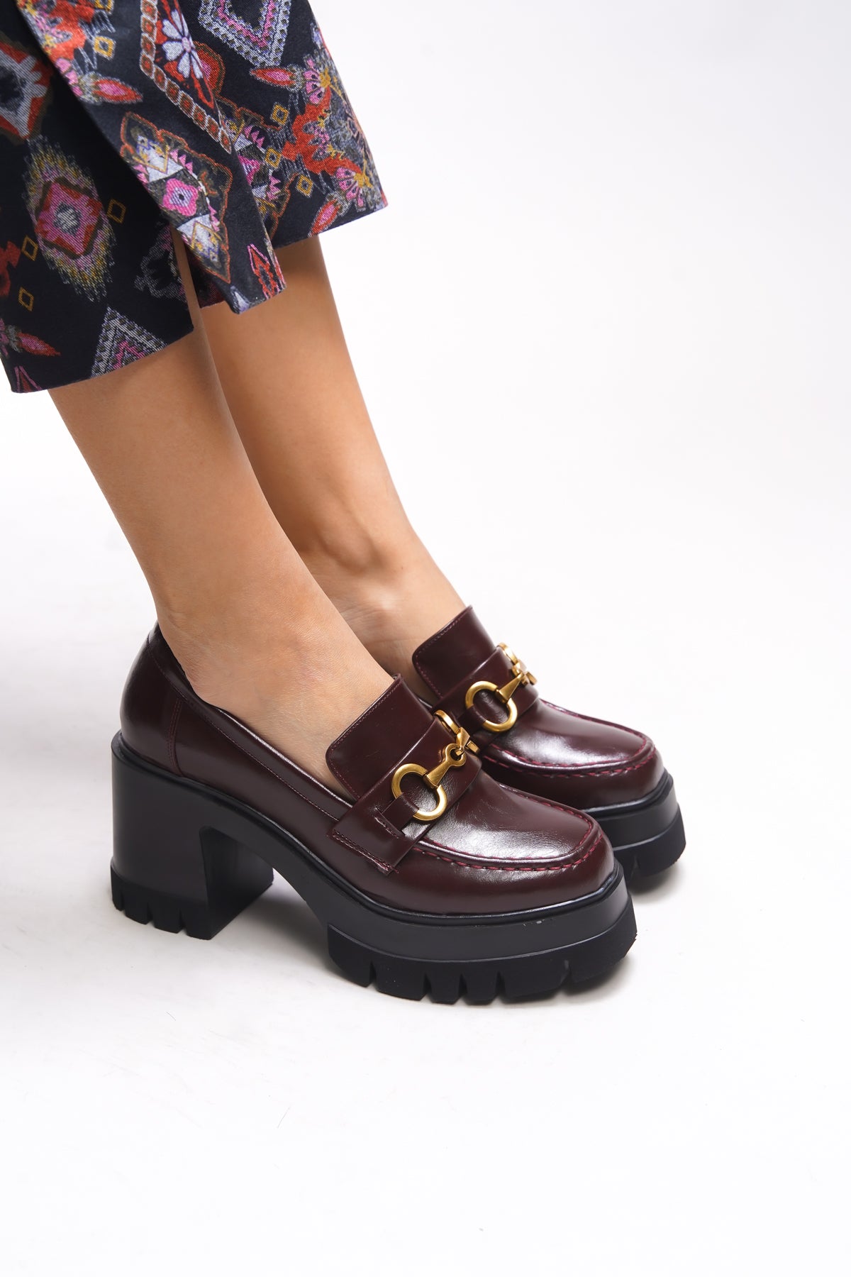 Riccon Ivofaelor Kadın Topuklu Loafer 00121520