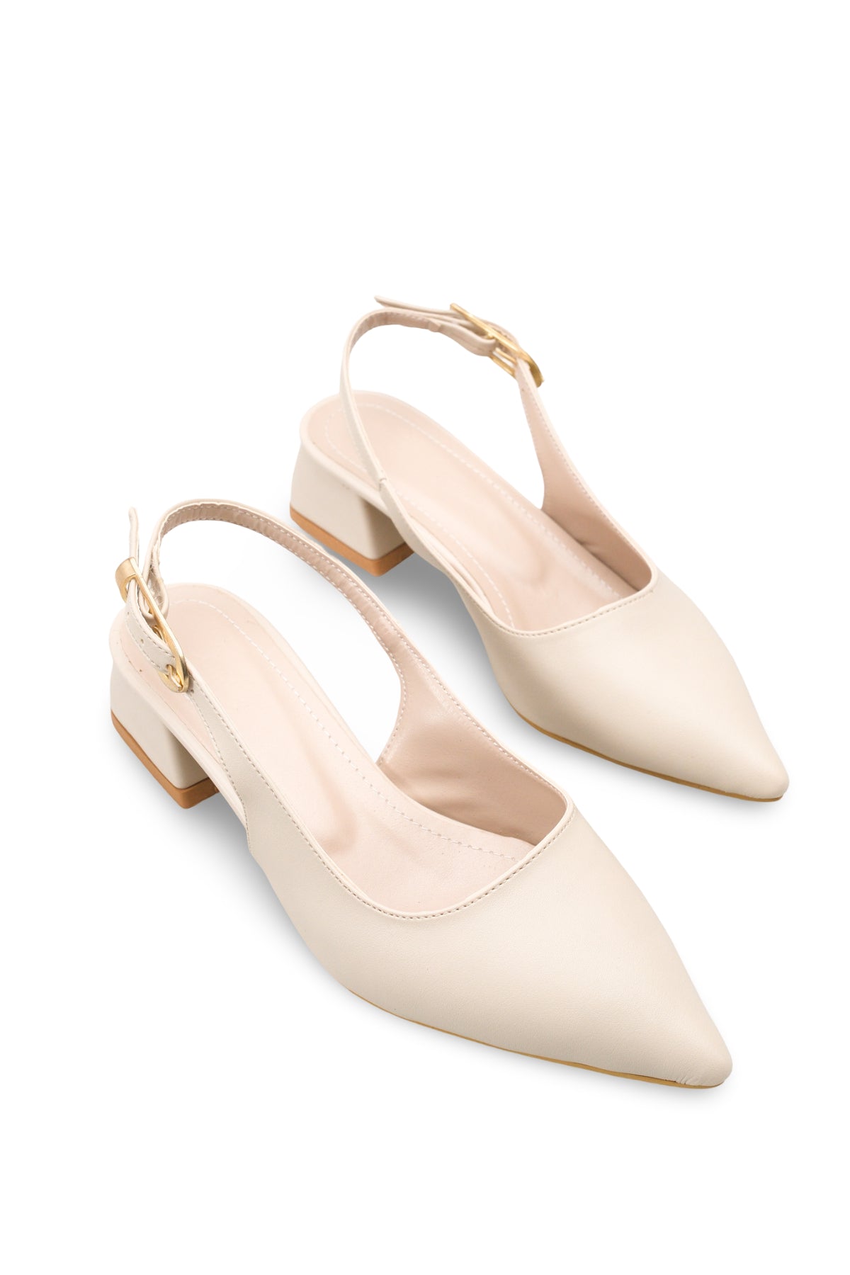 Riccon Kadın Sivri Burunlu Arkası Açık Topuklu Ayakkabı 001295