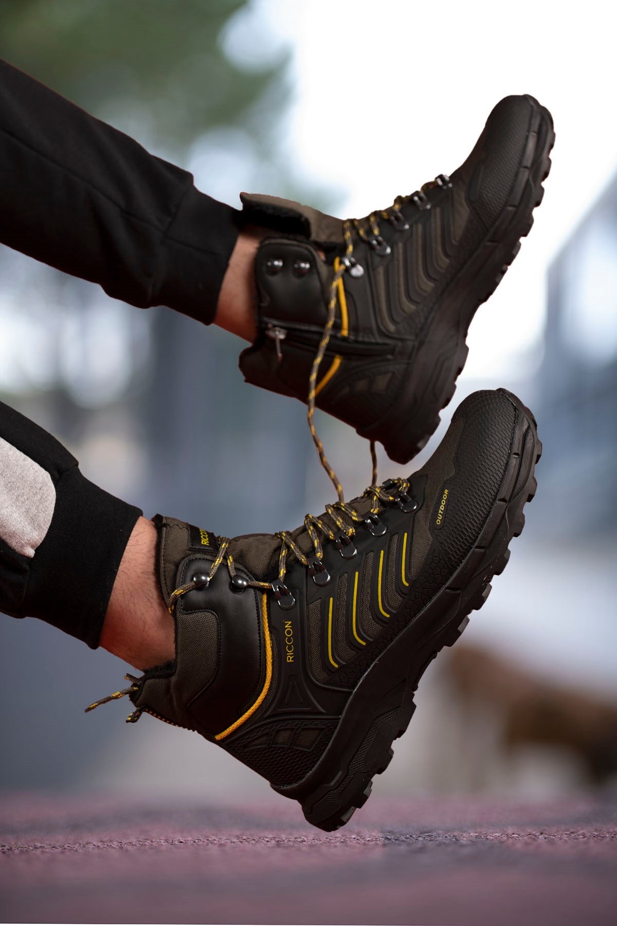 Riccon Unisex 3D Rubber Trekhakiking Bot 00128055