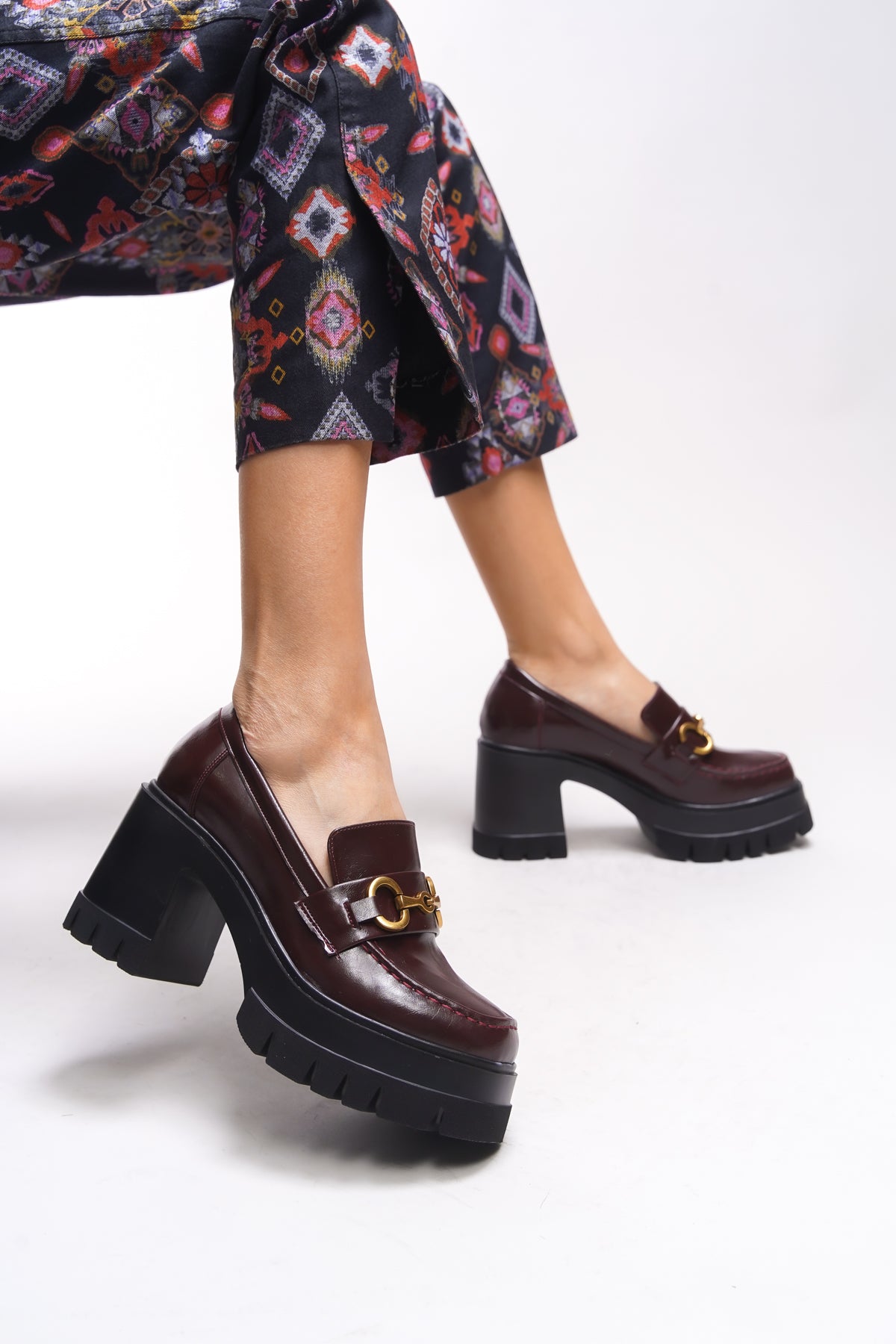 Riccon Ivofaelor Kadın Topuklu Loafer 00121520