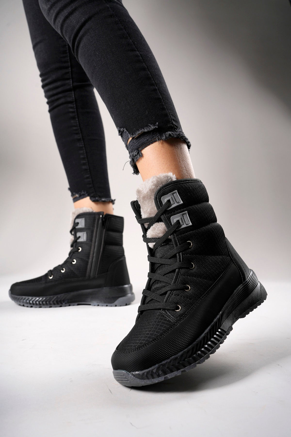 Riccon Niopiq Kadın Fermuarlı Kar Botu 0012815