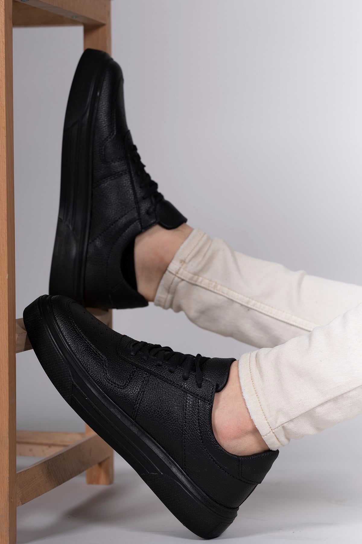 Riccon Erkek Sneaker 0012209 Siyah Siyah