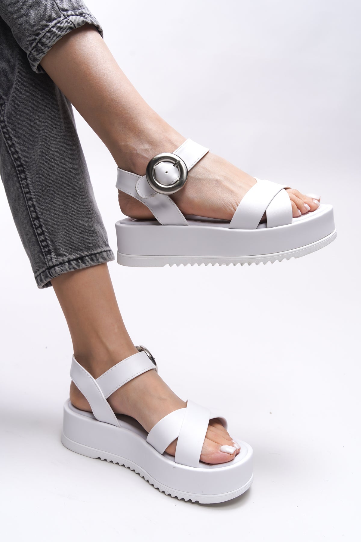 Riccon Clartrana Kadın Sandalet 001274