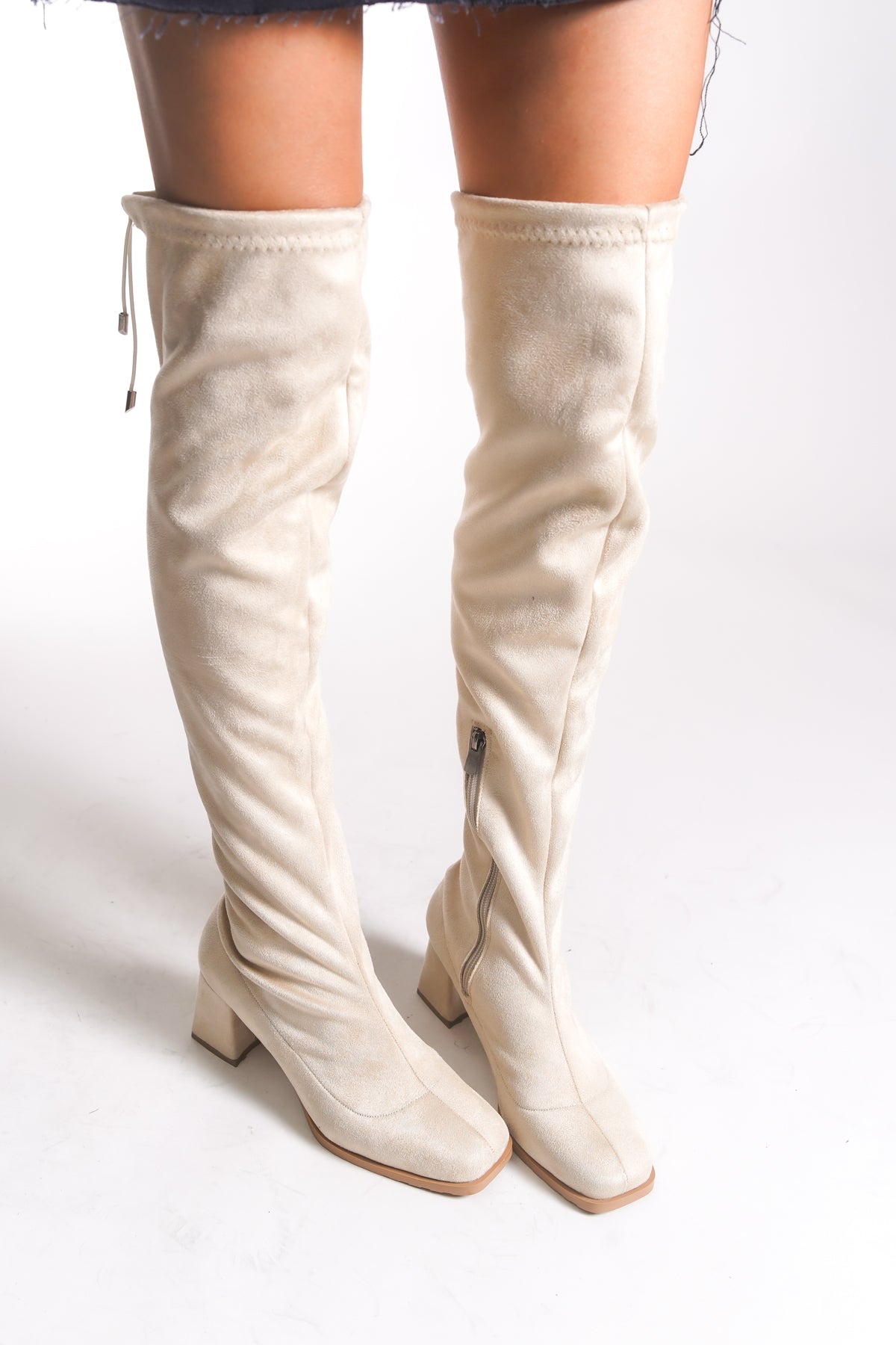 Riccon Kadın Dizüstü Streç Çizme 001272