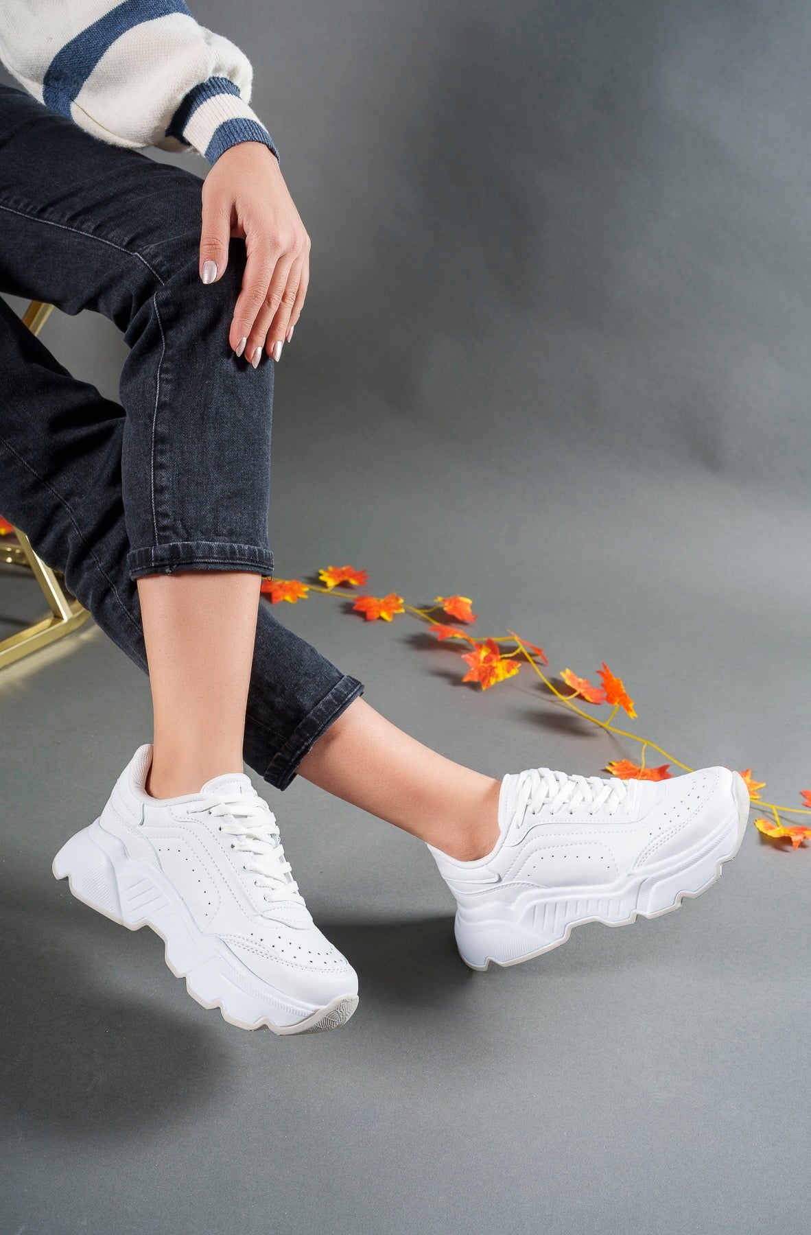 Riccon kadin Sneaker 0012146 Beyaz