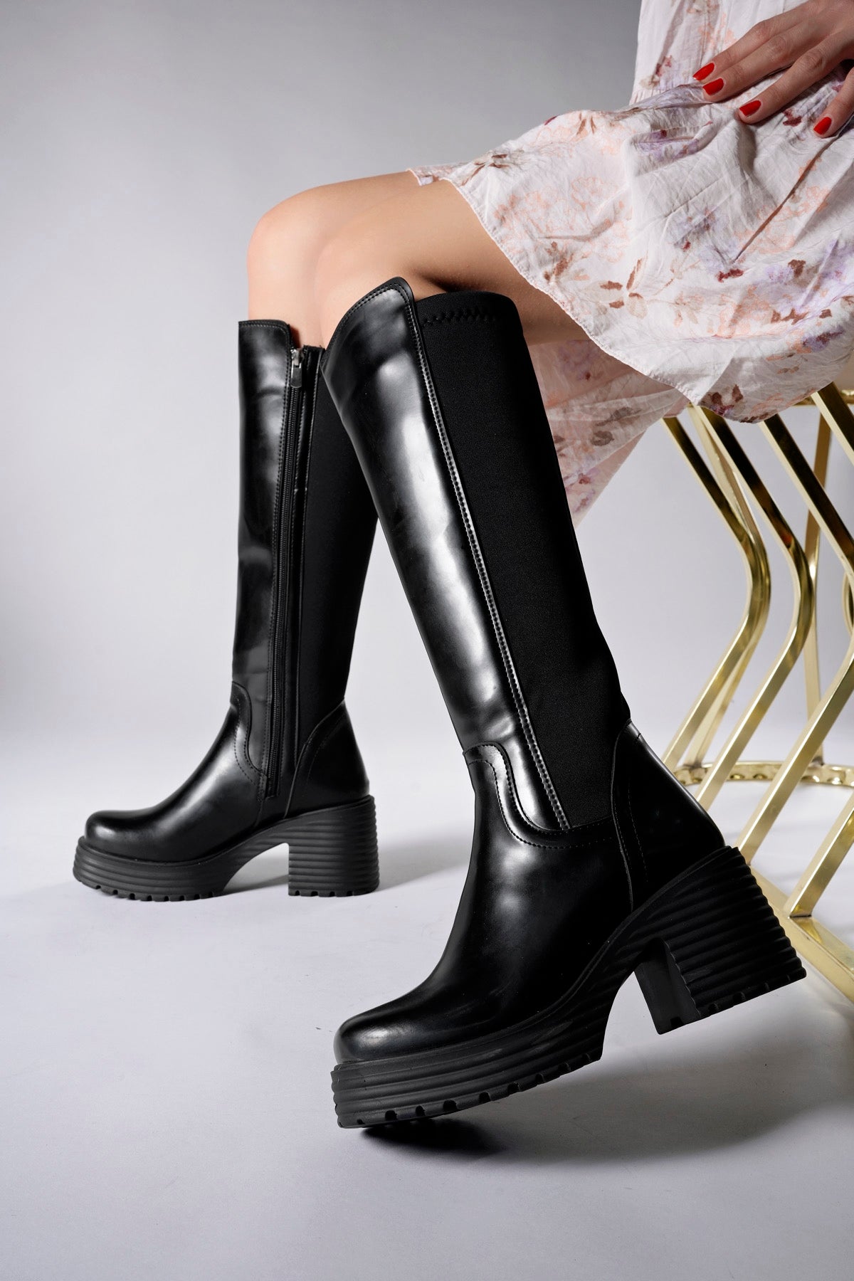 Riccon Faevuth Kadın Uzun Steç Çizme 0012217