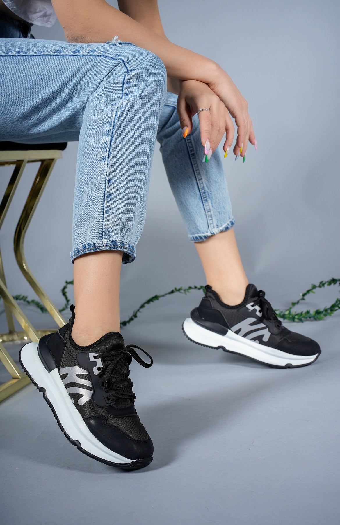 Riccon Kadın Sneaker 0012169 Siyah
