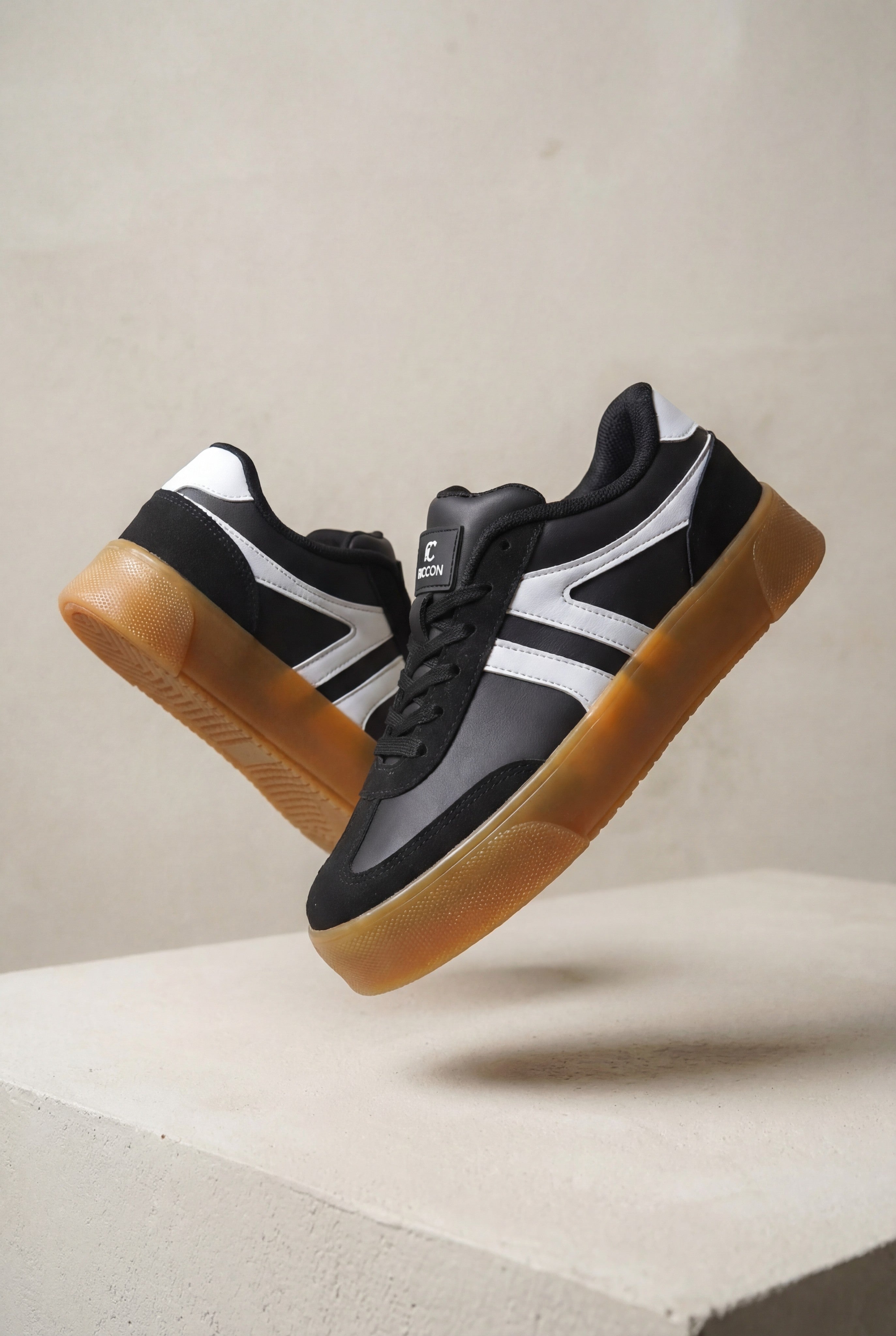 Riccon Unisex Sneaker 001245 Siyah Beyaz