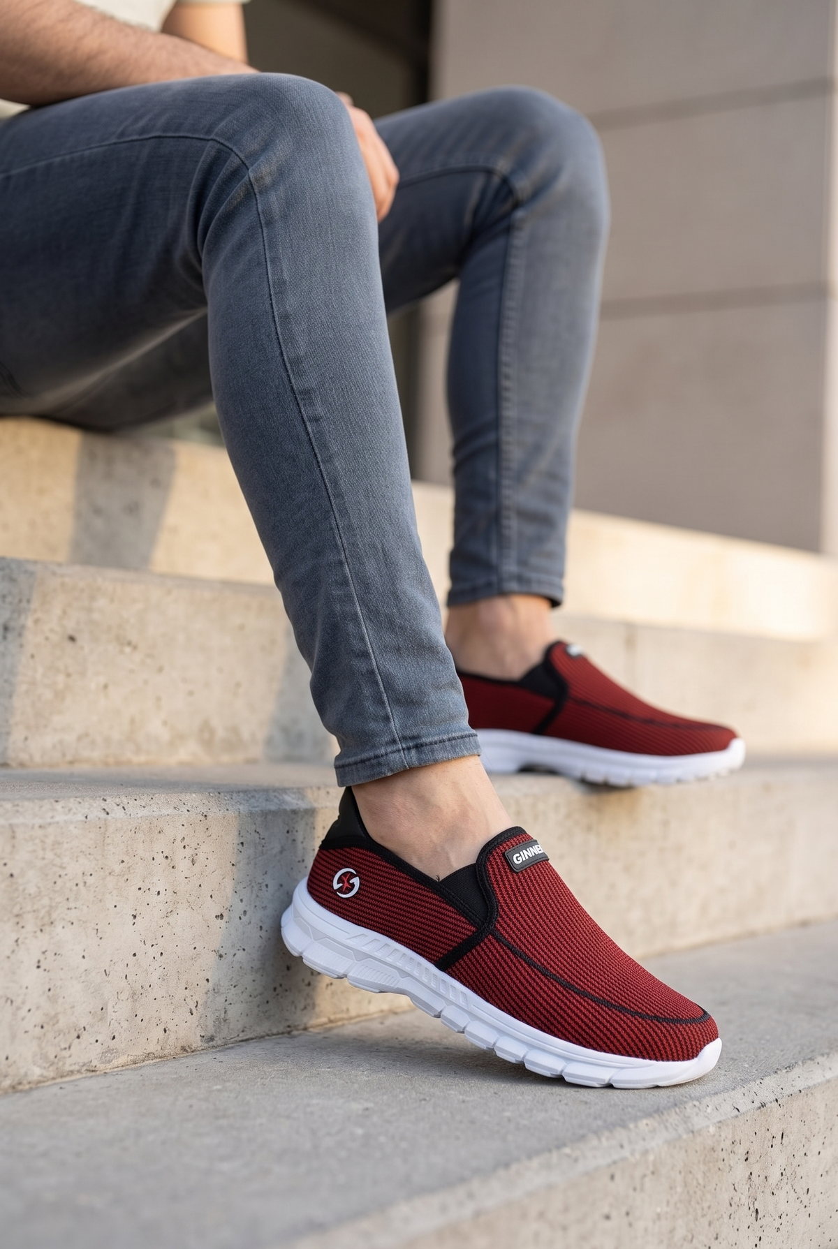 Riccon Unisex Sneaker 001204 Kırmızı Siyah