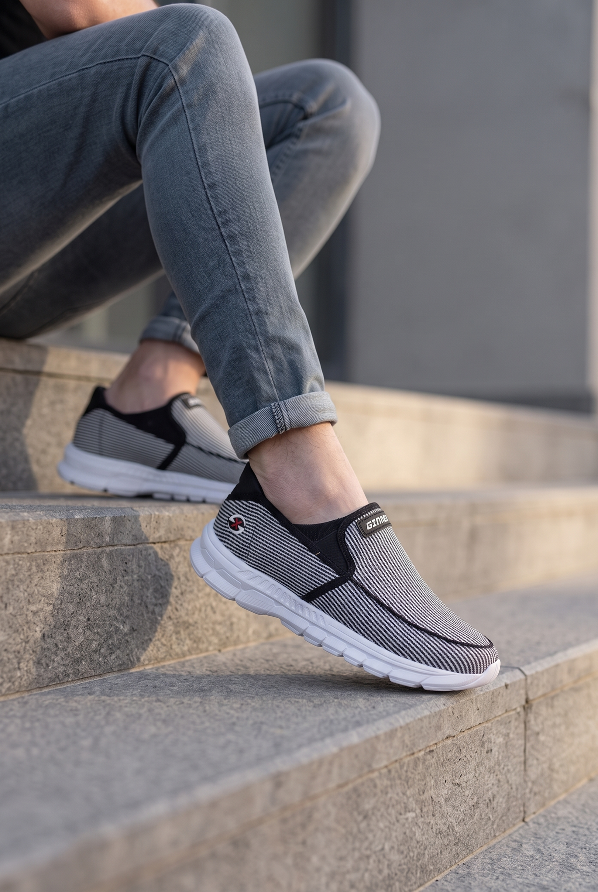 Riccon Unisex Sneaker 001204 Siyah Beyaz