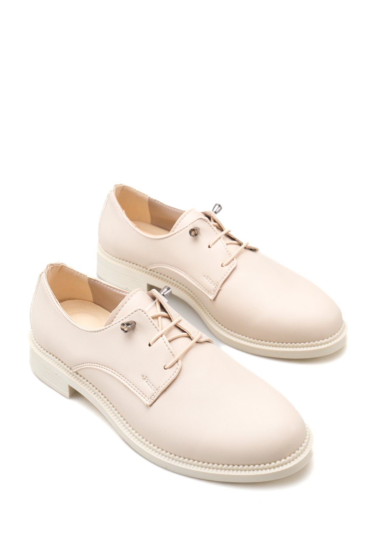 Riccon Astra Gala Kadın Loafer 0012270 Bej Cilt