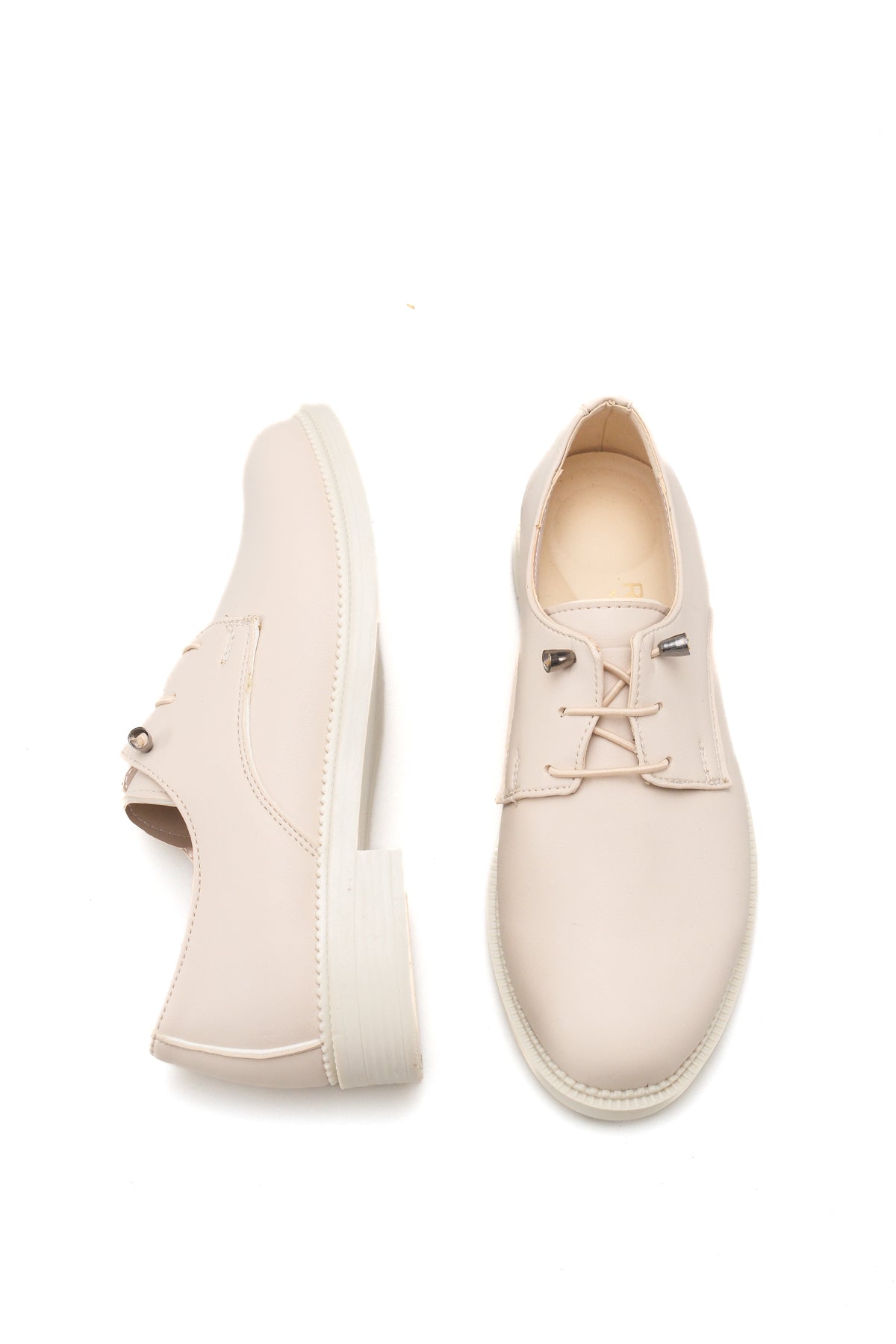 Riccon Astra Gala Kadın Loafer 0012270 Bej Cilt