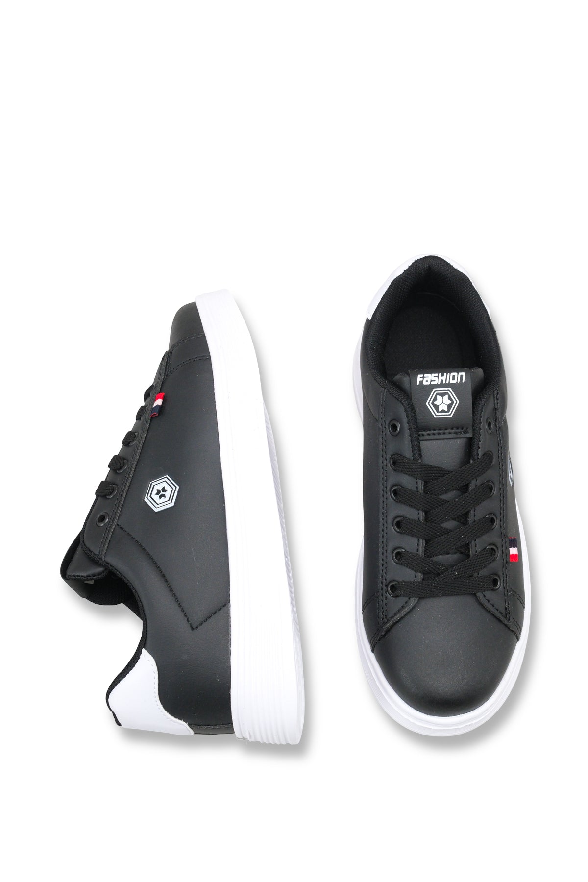 Riccon Aurora Lila Kadın Sneaker 0012034 Siyah Beyaz