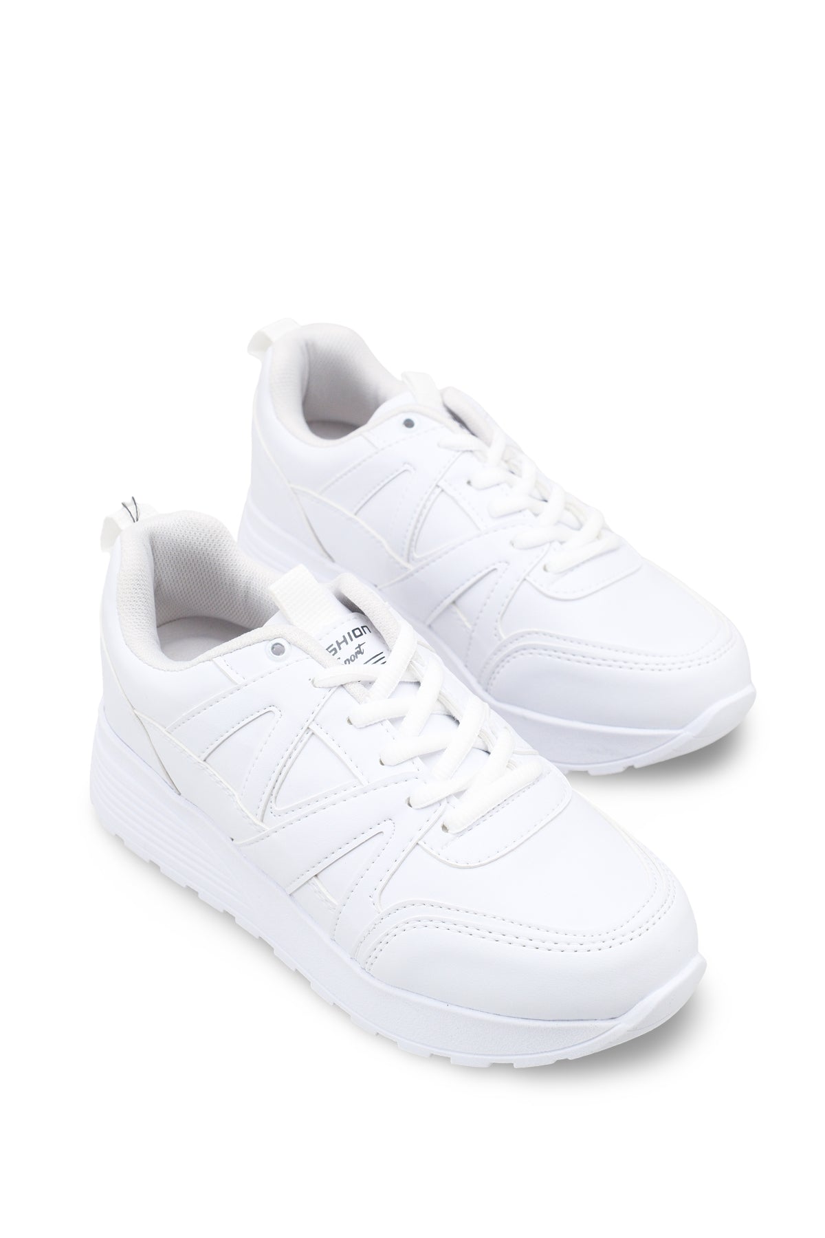 Riccon Celeste Nina Kadın Sneaker 001203 Beyaz Beyaz Cilt