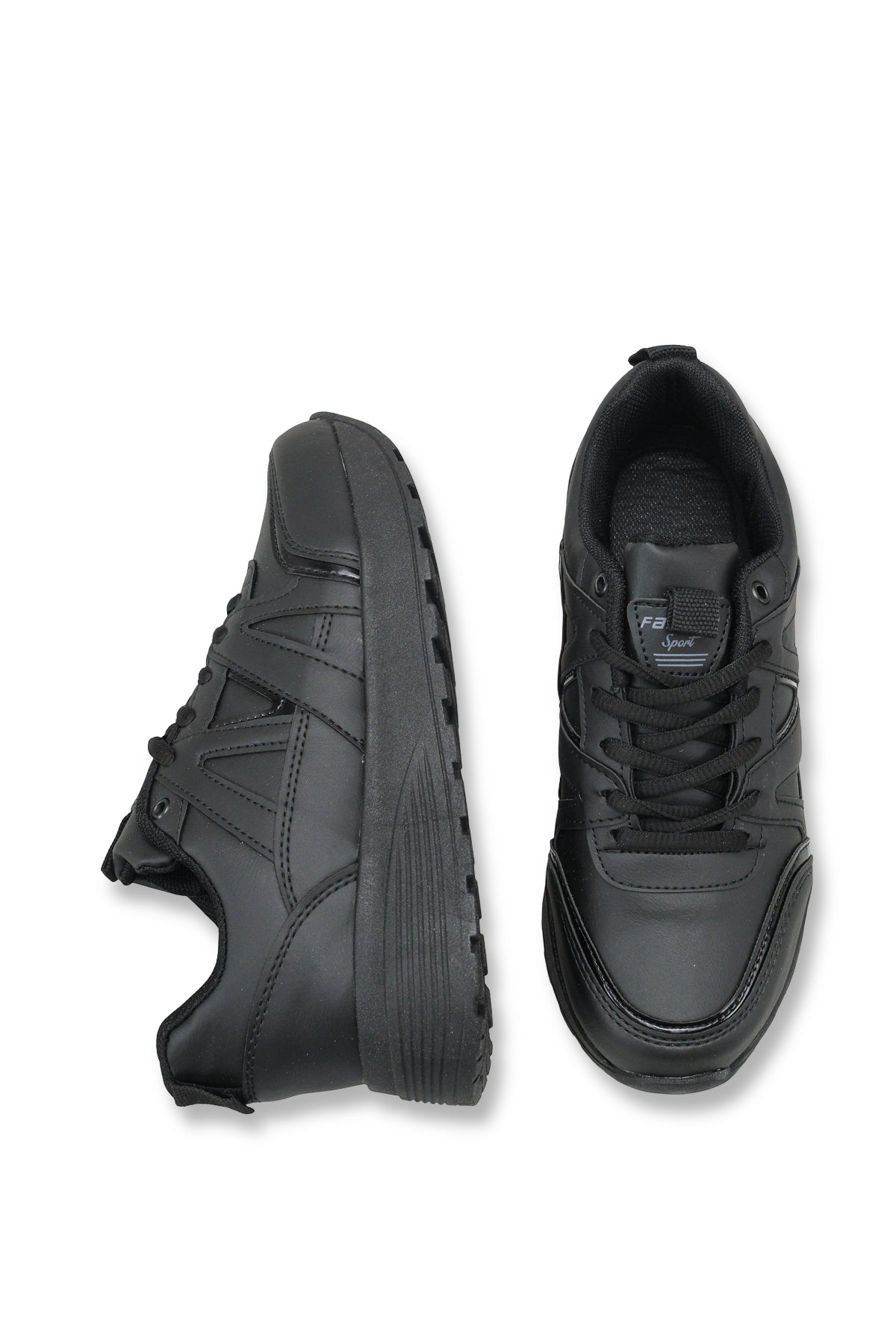 Riccon Celeste Nina Kadın Sneaker 001203 Siyah Siyah Cilt
