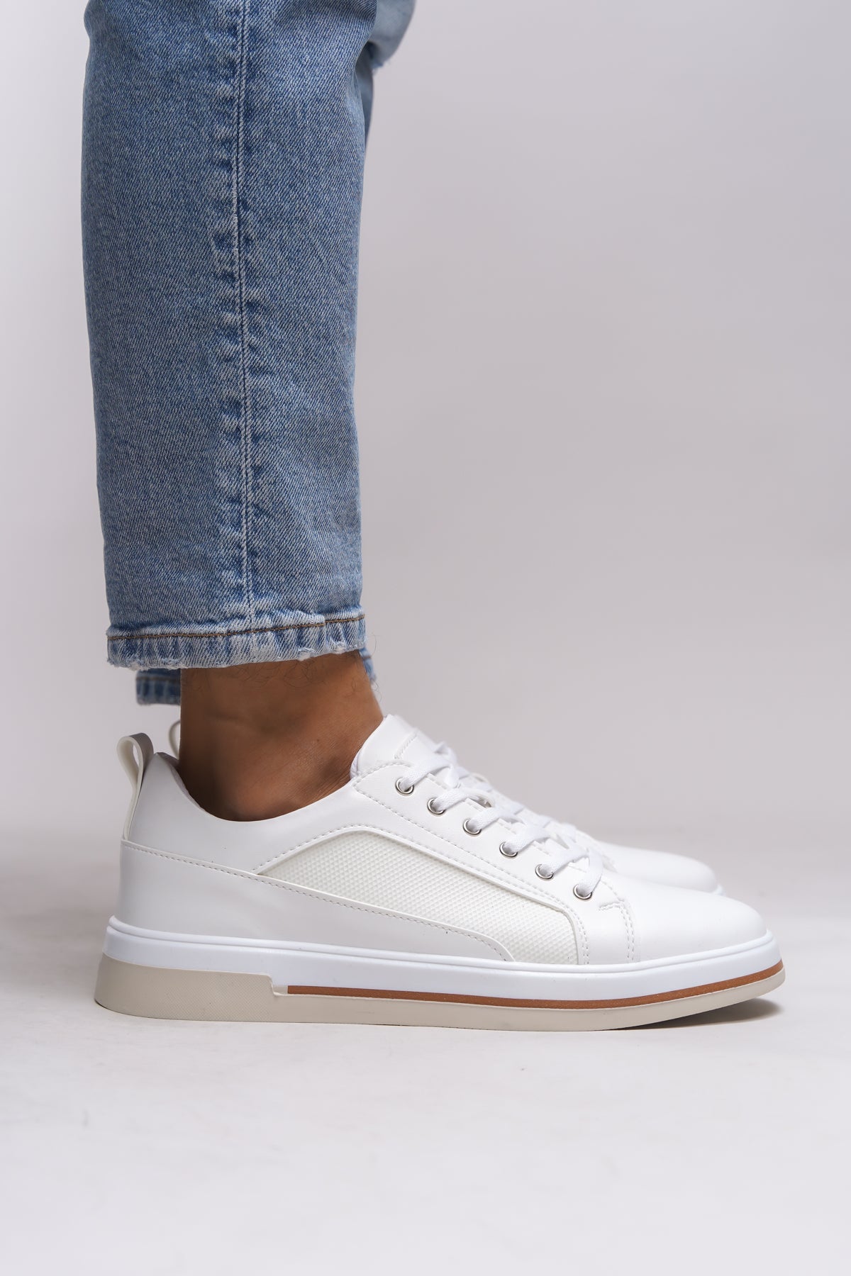 Riccon Clervoril Erkek Sneaker 0012479 Beyaz - Riccon