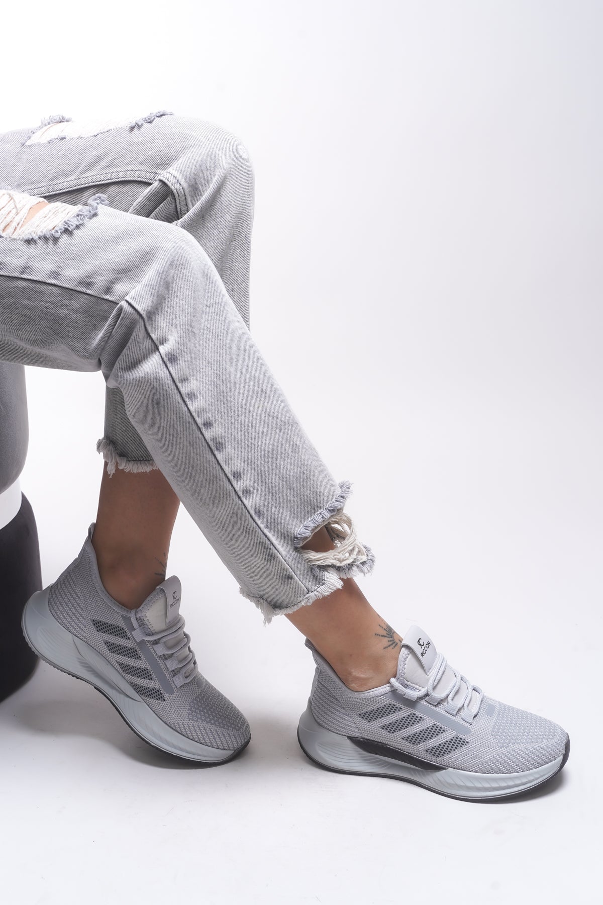 Riccon Drakruil Unisex Sneaker 0012141 Buz Siyah - Riccon
