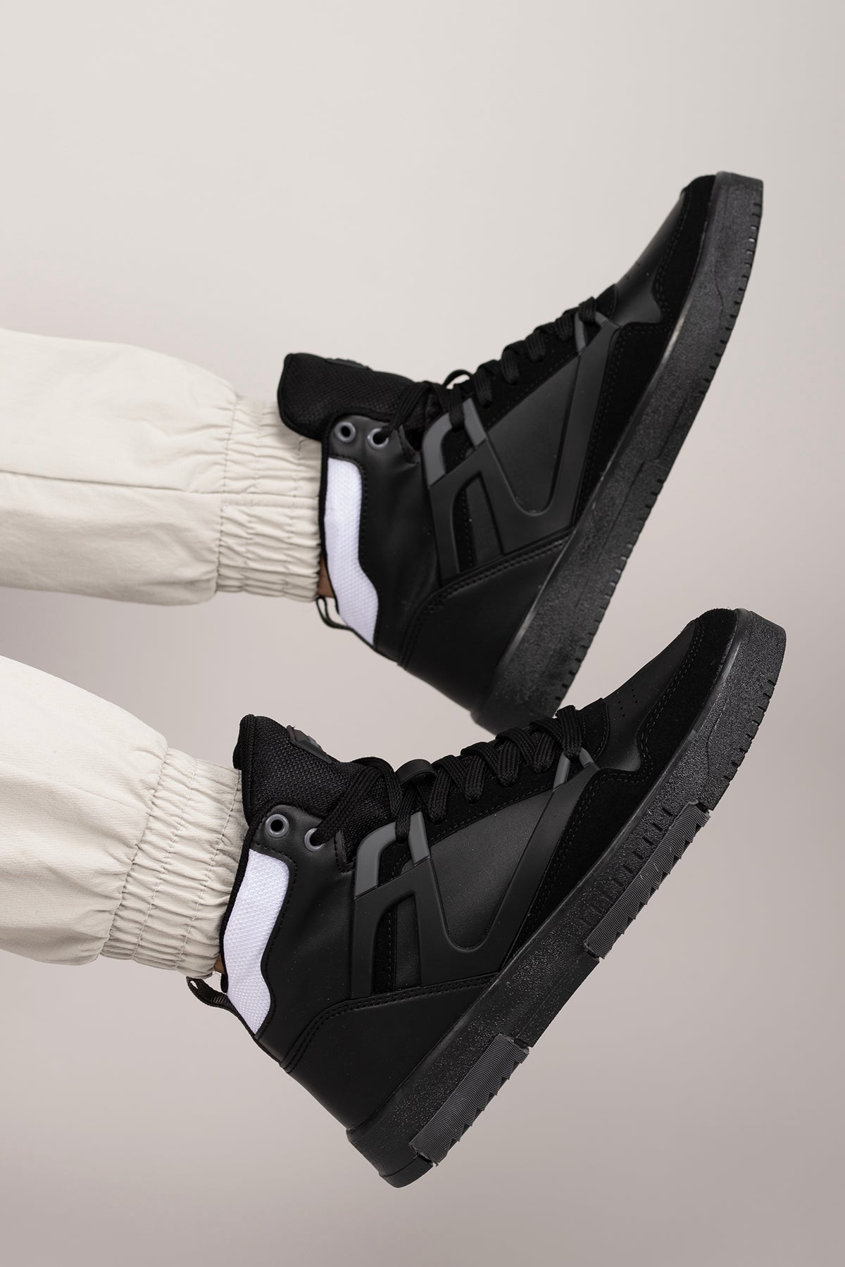 Riccon Erkek Comfort Sneaker Bot 001263 Siyah Füme - Riccon