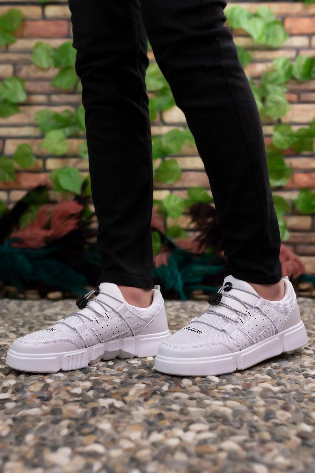 Riccon Erkek Sneaker 00122023 Beyaz Beyaz - Riccon