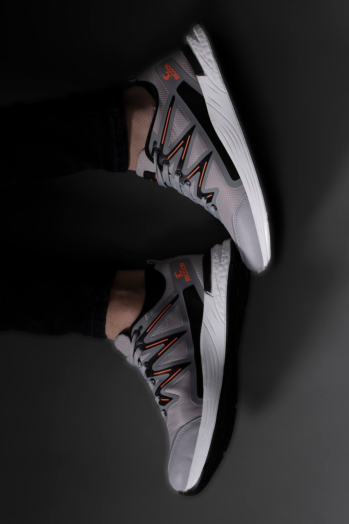 Riccon Erkek Sneaker 0012301 Gri Turuncu - Riccon