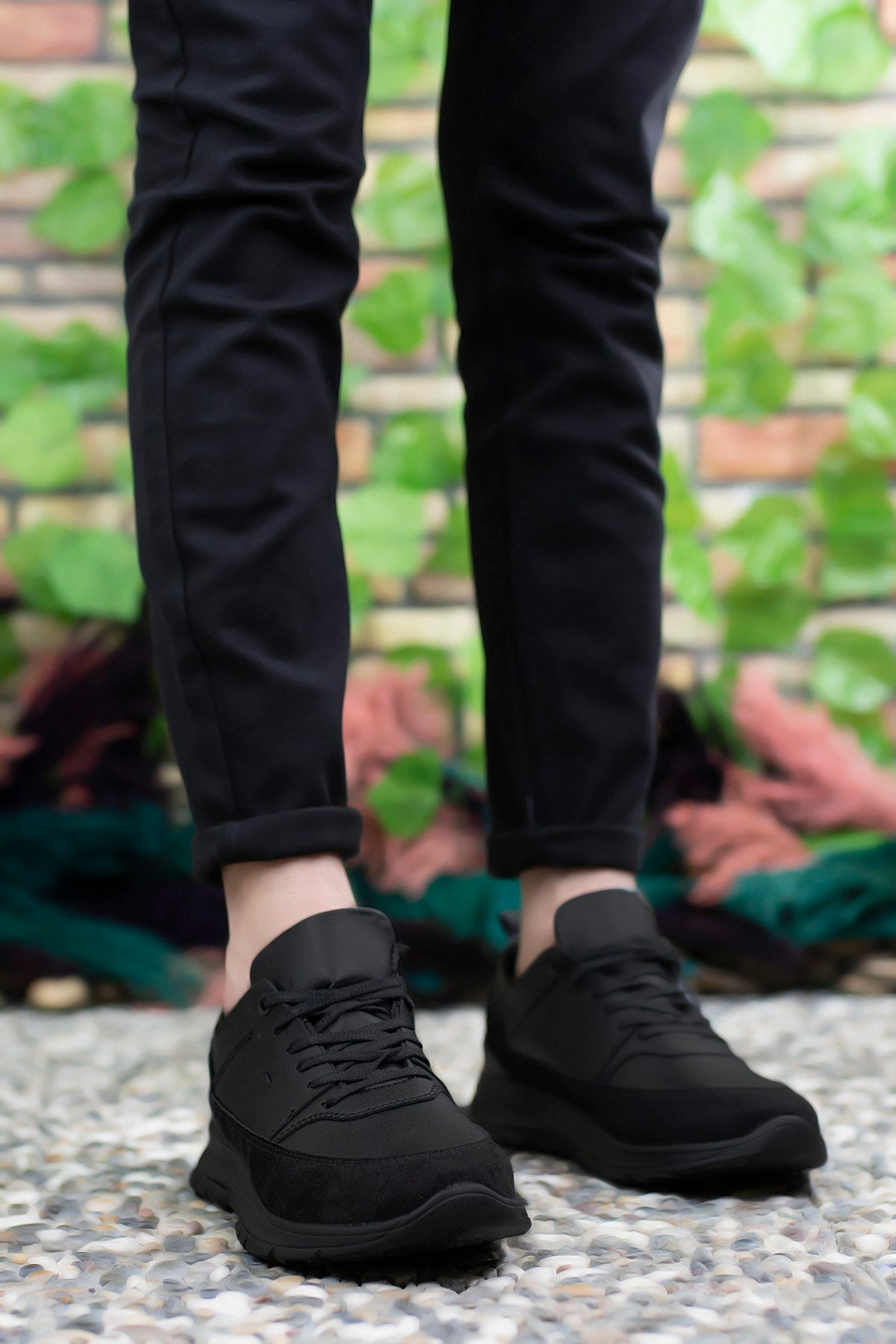 Riccon Erkek Sneaker 0012420 Siyah Siyah - Riccon