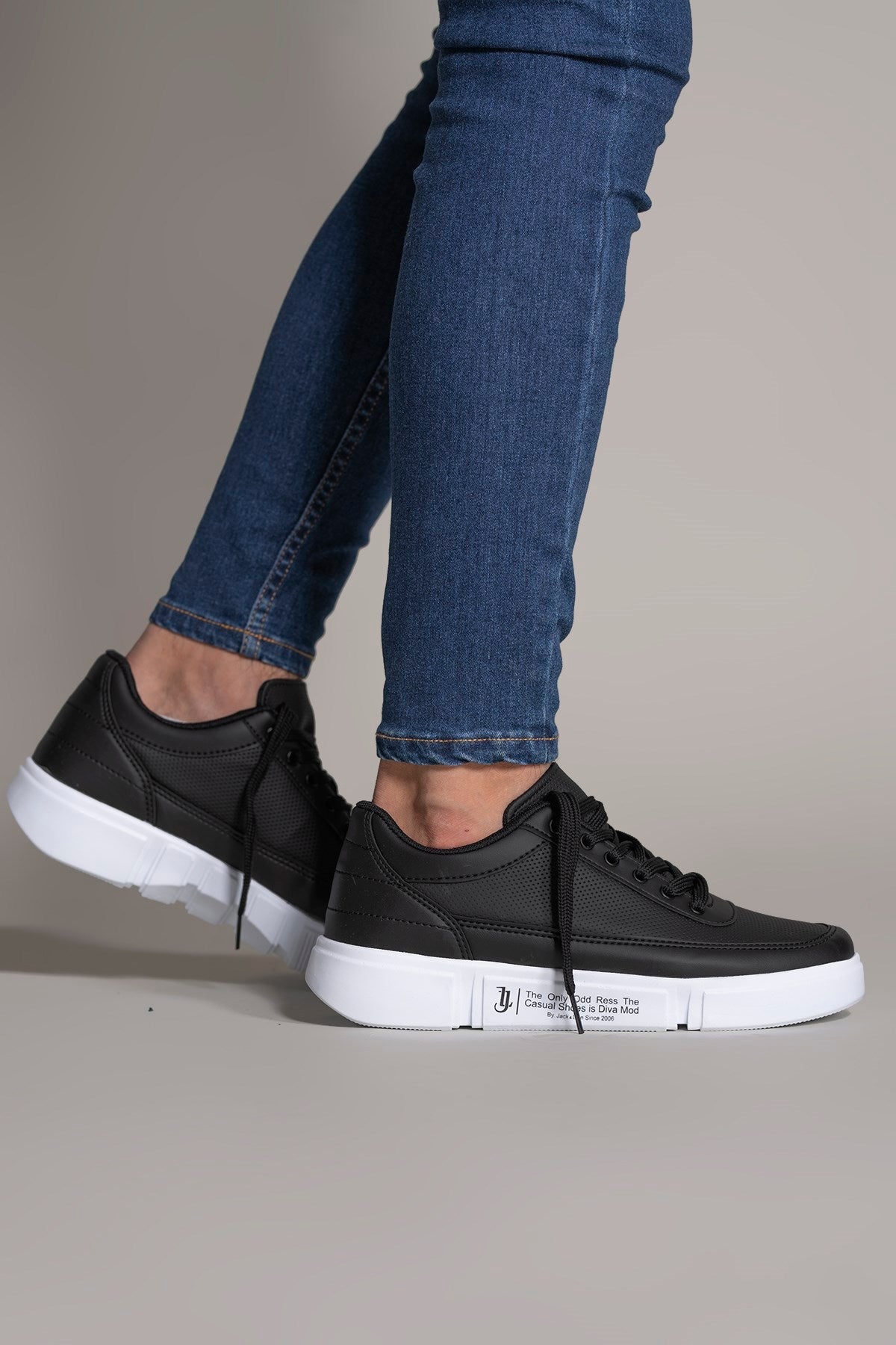 Riccon Erkek Sneaker 0012X20 Siyah Beyaz - Riccon