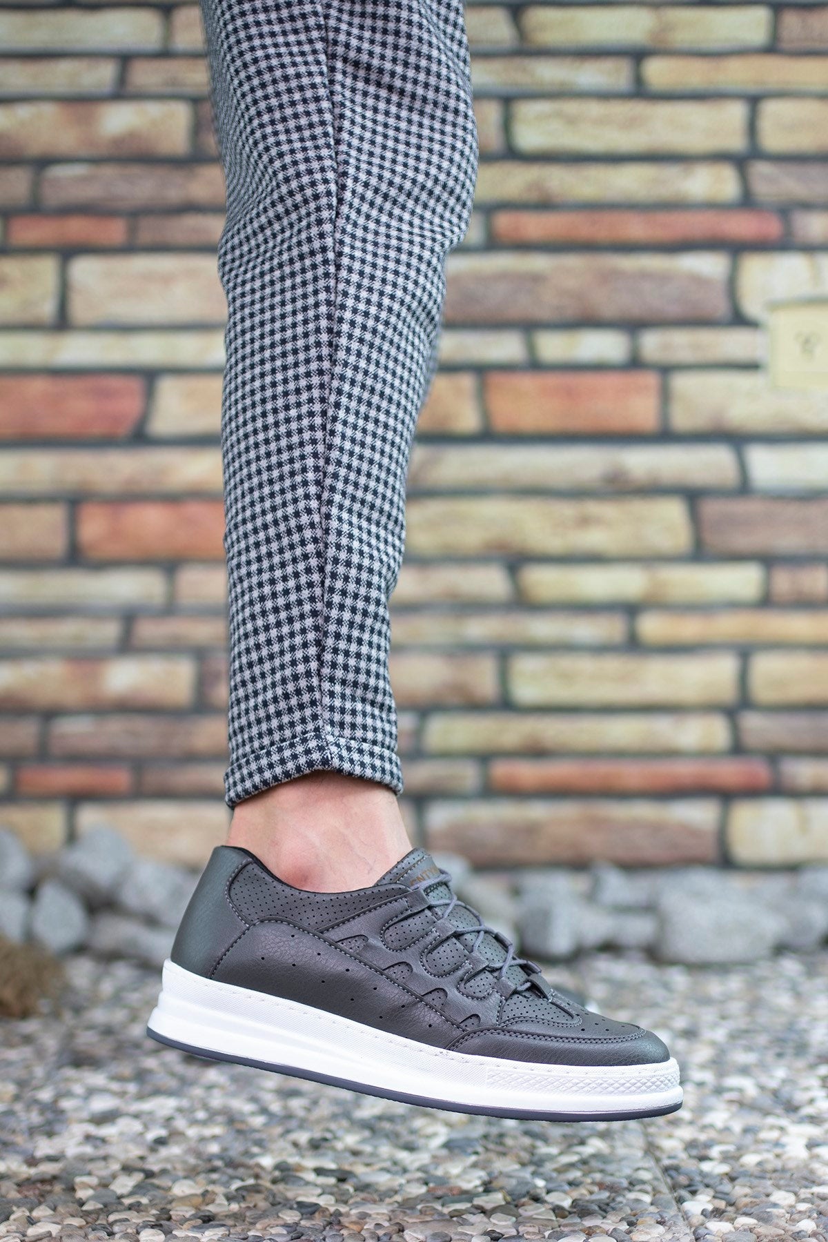 Riccon Erkek Sneaker Füme Beyaz - Riccon