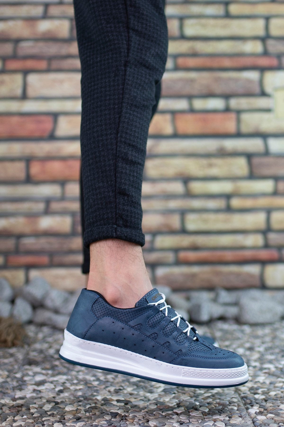 Riccon Erkek Sneaker Petrol Mavisi - Riccon