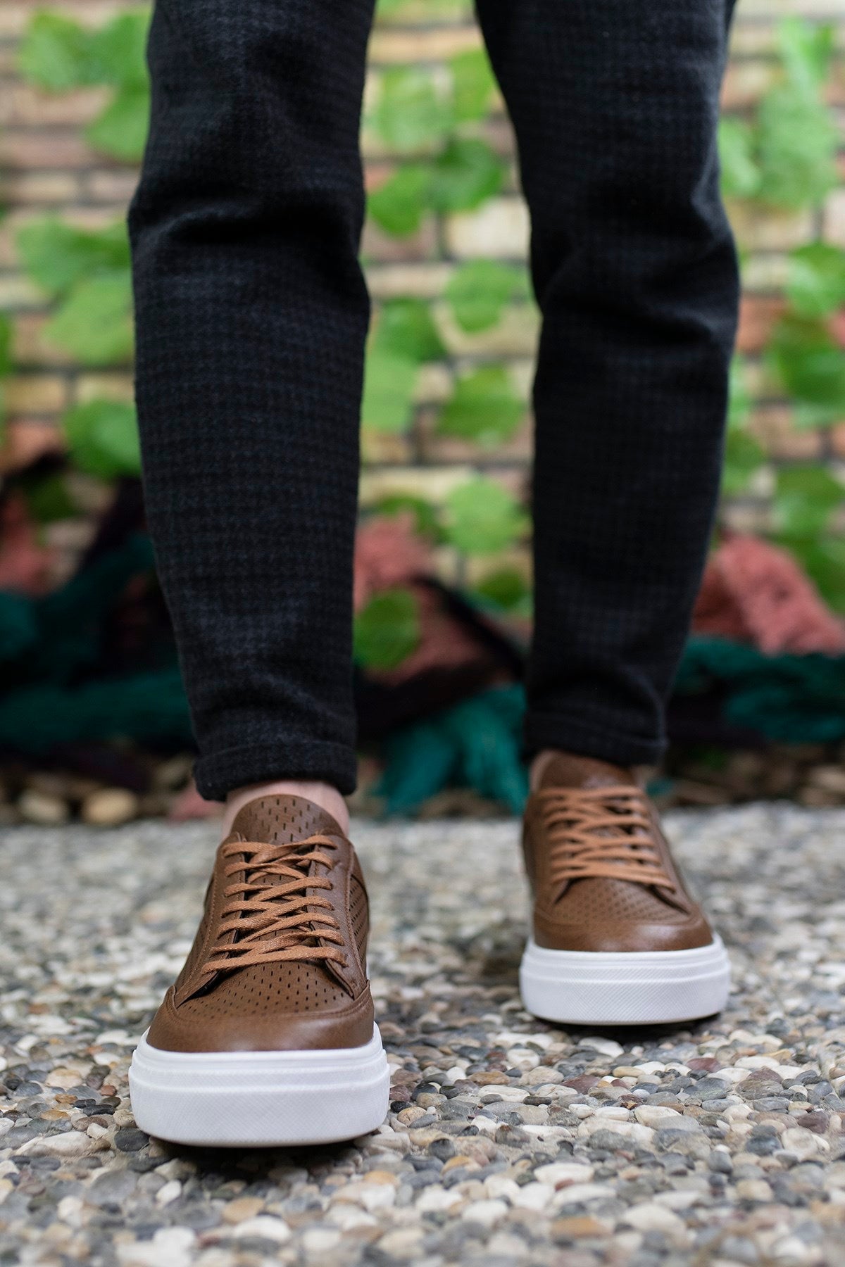 Riccon Erkek Sneaker Taba Beyaz - Riccon