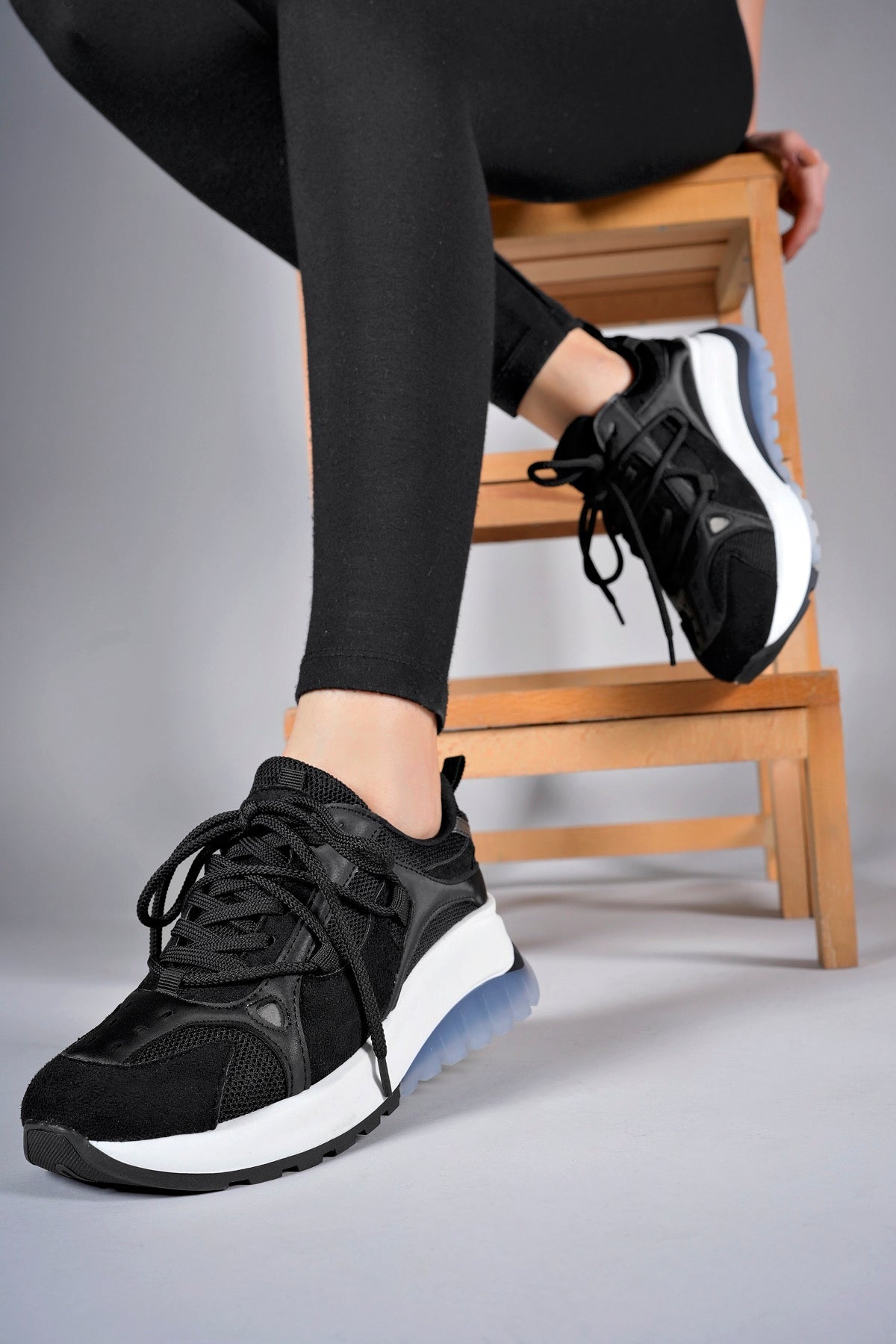Riccon Eyhadell Kadın Sneaker 0012131 Siyah - Riccon