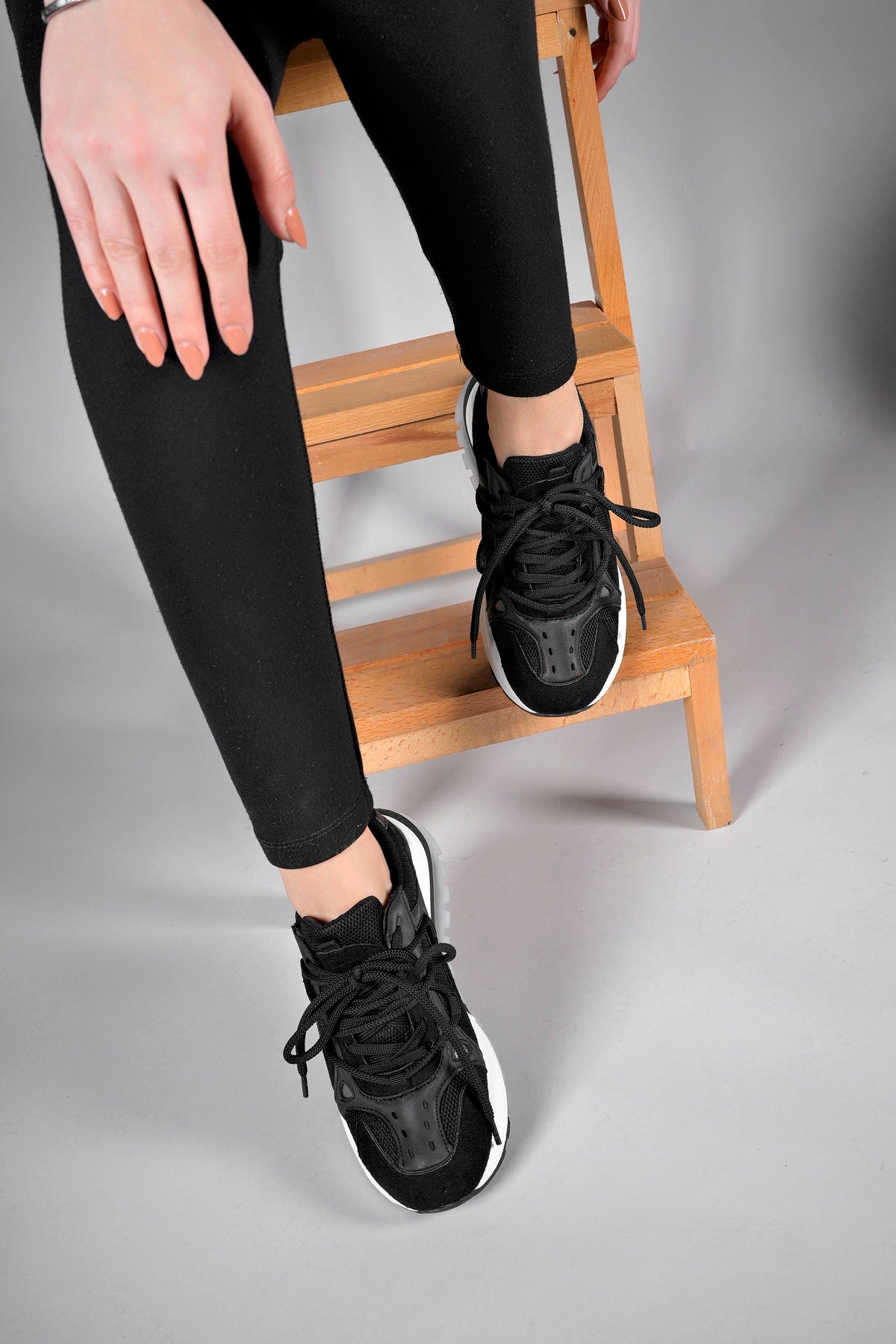 Riccon Eyhadell Kadın Sneaker 0012131 Siyah - Riccon