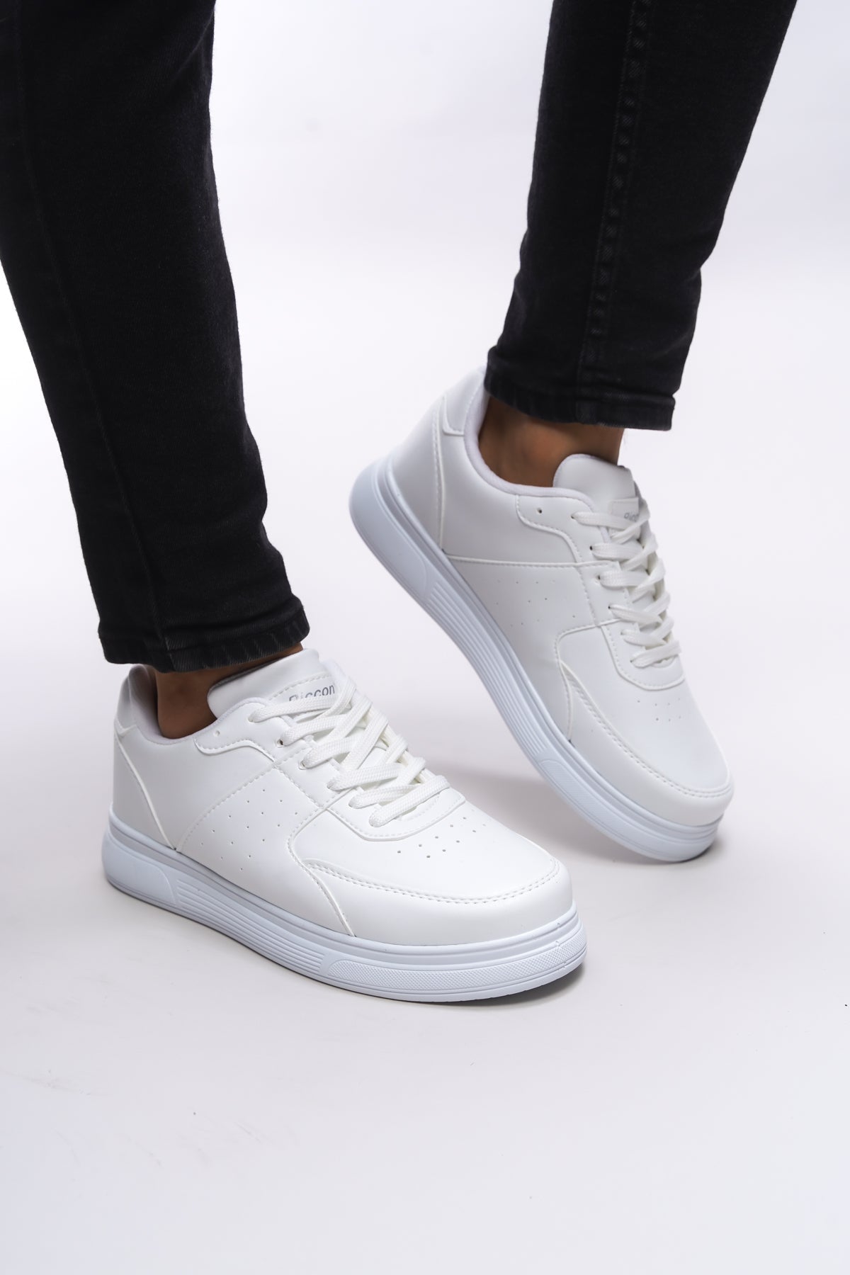 Riccon Jamethil Erkek Sneaker 0012110 Beyaz Beyaz - Riccon