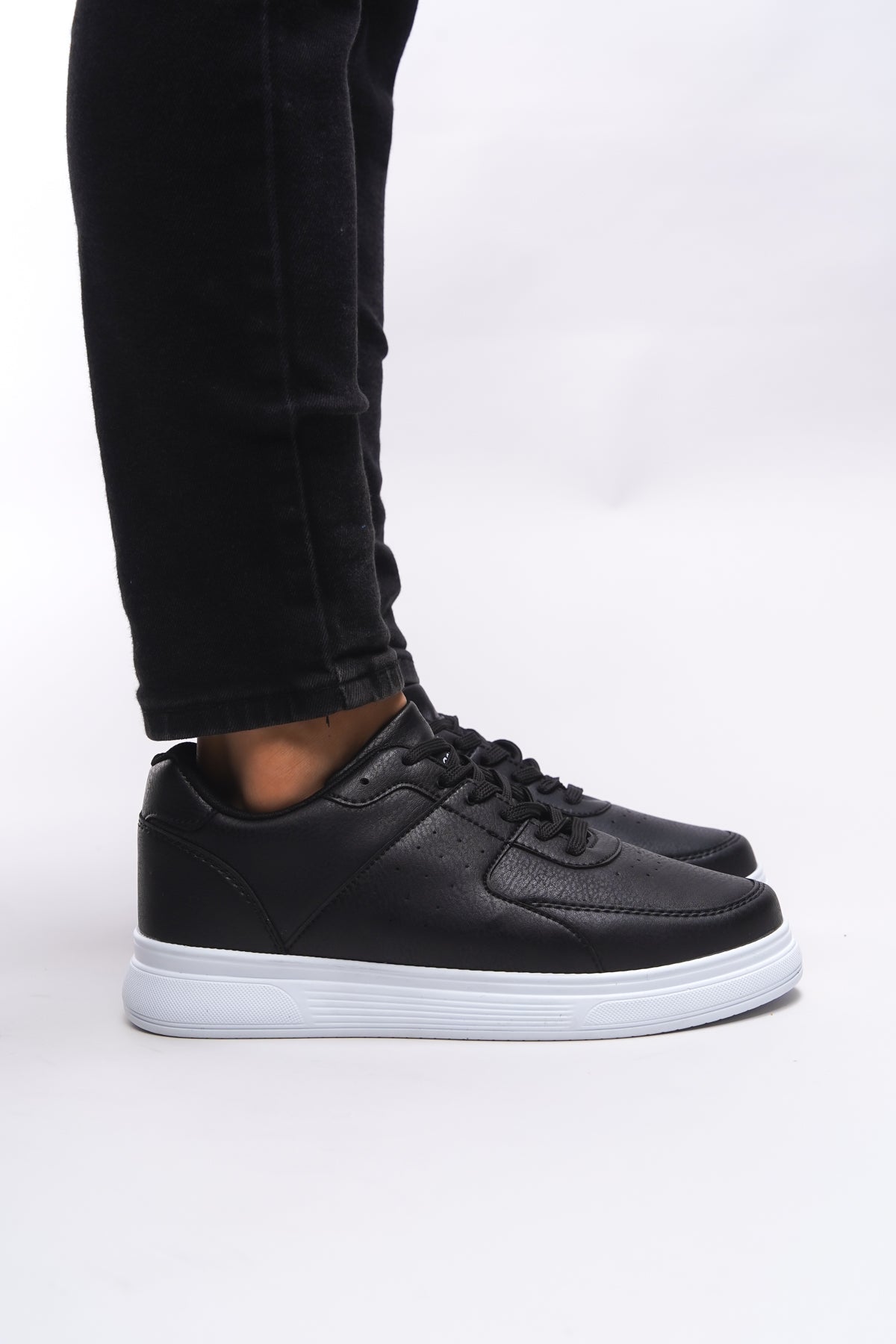 Riccon Jamethil Erkek Sneaker 0012110 Siyah Beyaz - Riccon