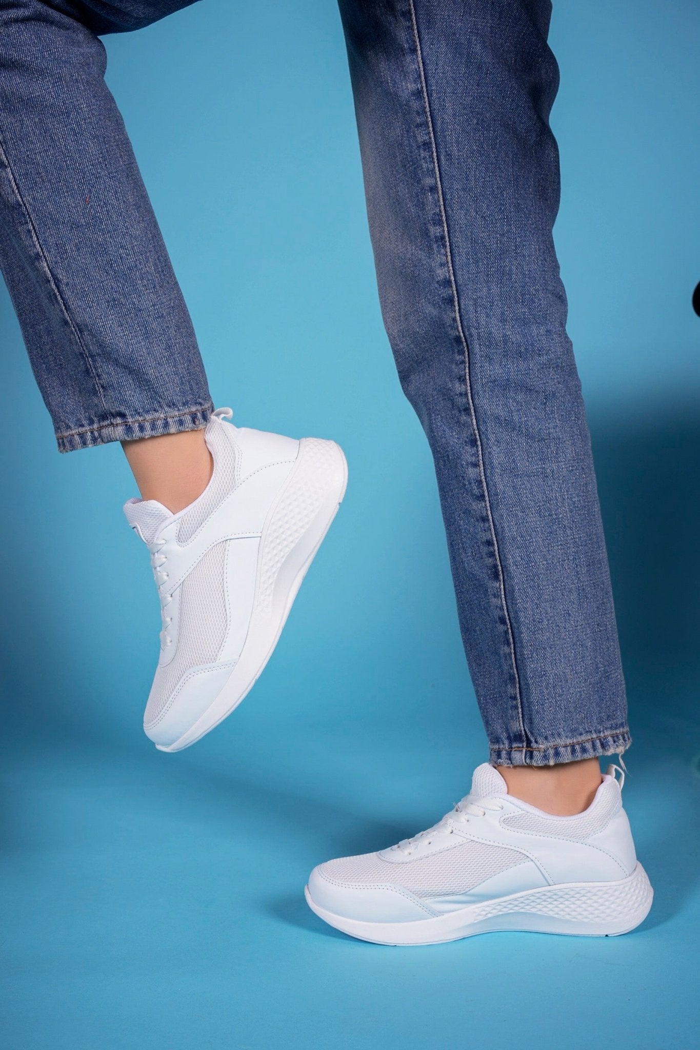 Riccon Kadın Sneaker 00121973 Beyaz Beyaz - Riccon