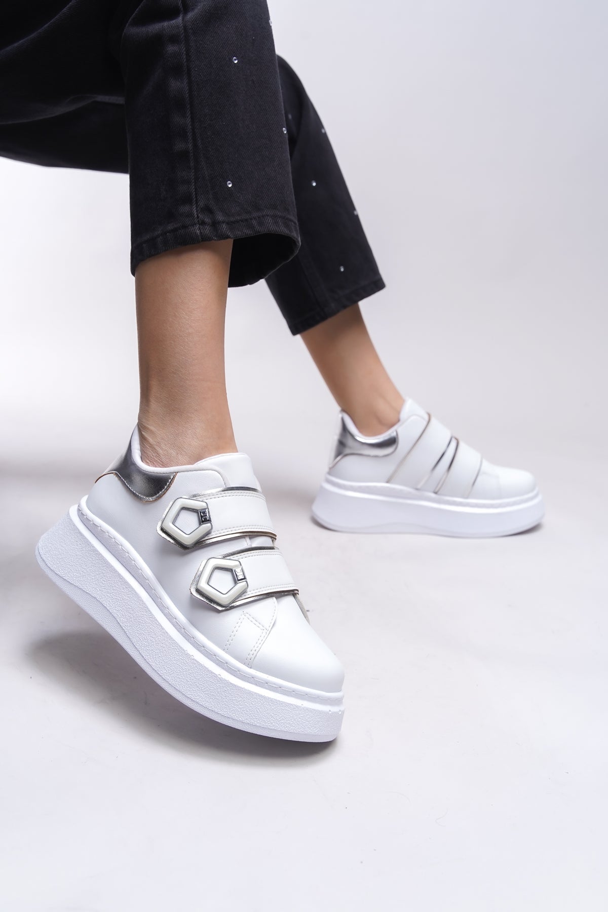 Riccon Kysrika Kadın Sneaker 0012251 Beyaz - Riccon