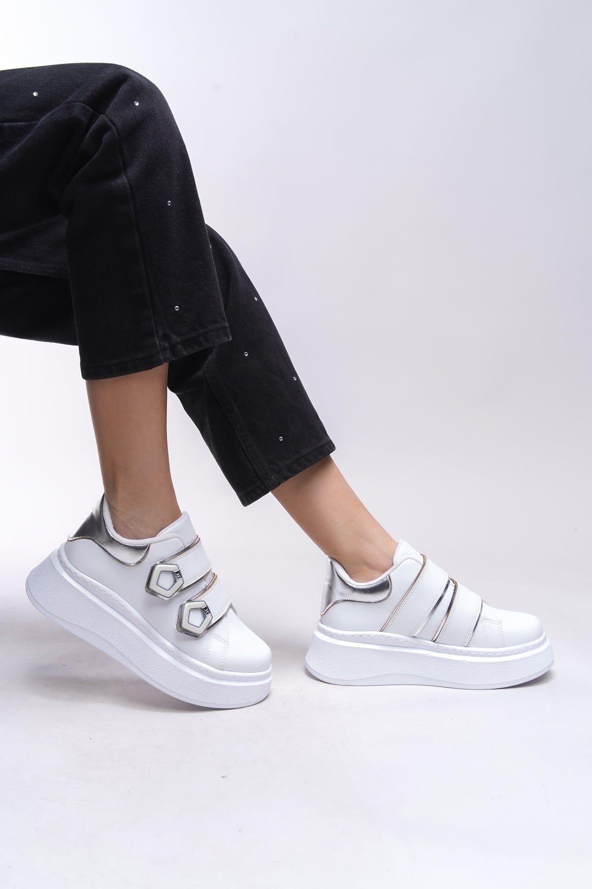 Riccon Kysrika Kadın Sneaker 0012251 Beyaz - Riccon