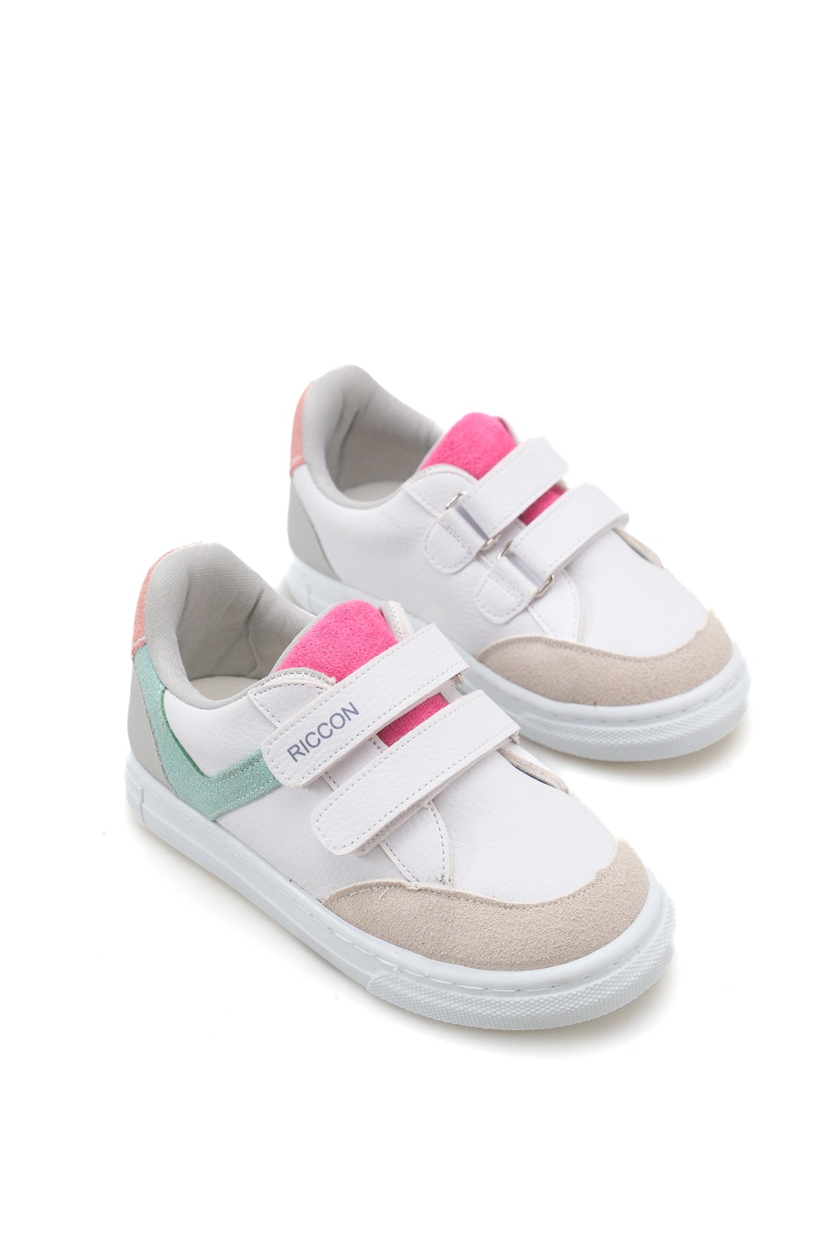 Riccon Leda Sola Çocuk Sneaker 0012051 Beyaz Fuşya